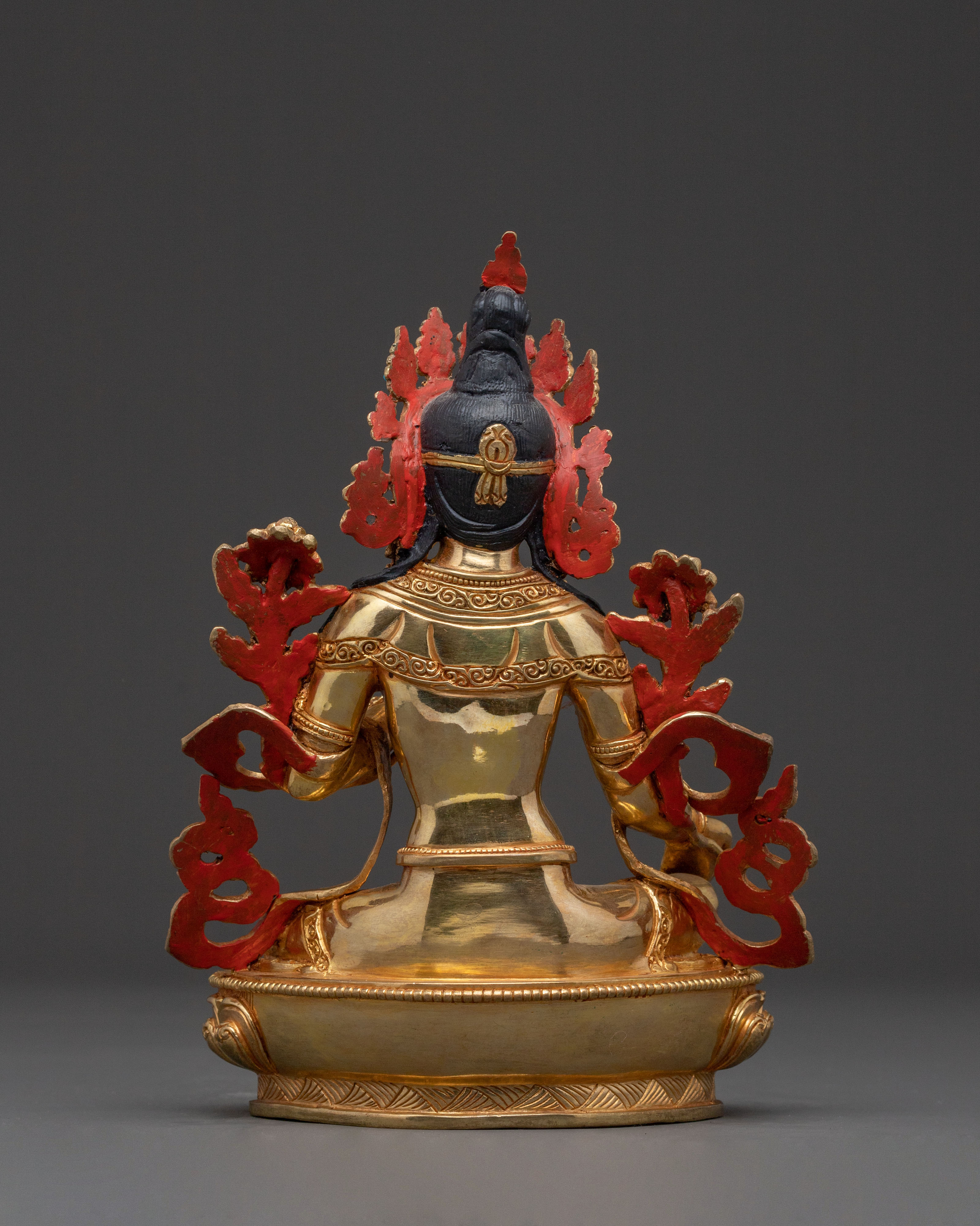 Handcrafted Blessing Statue of Green Tara