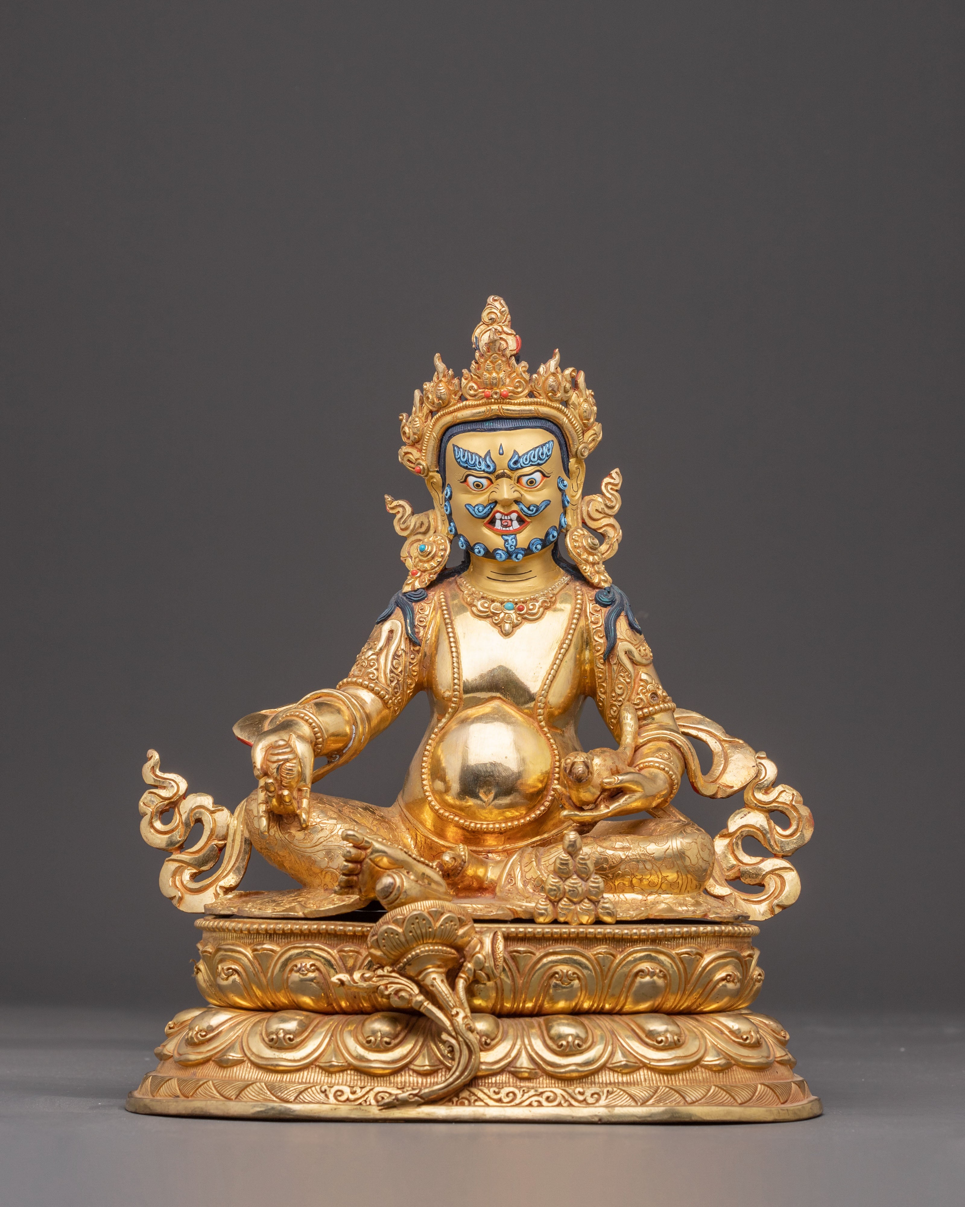 Golden Dzambhala Statue