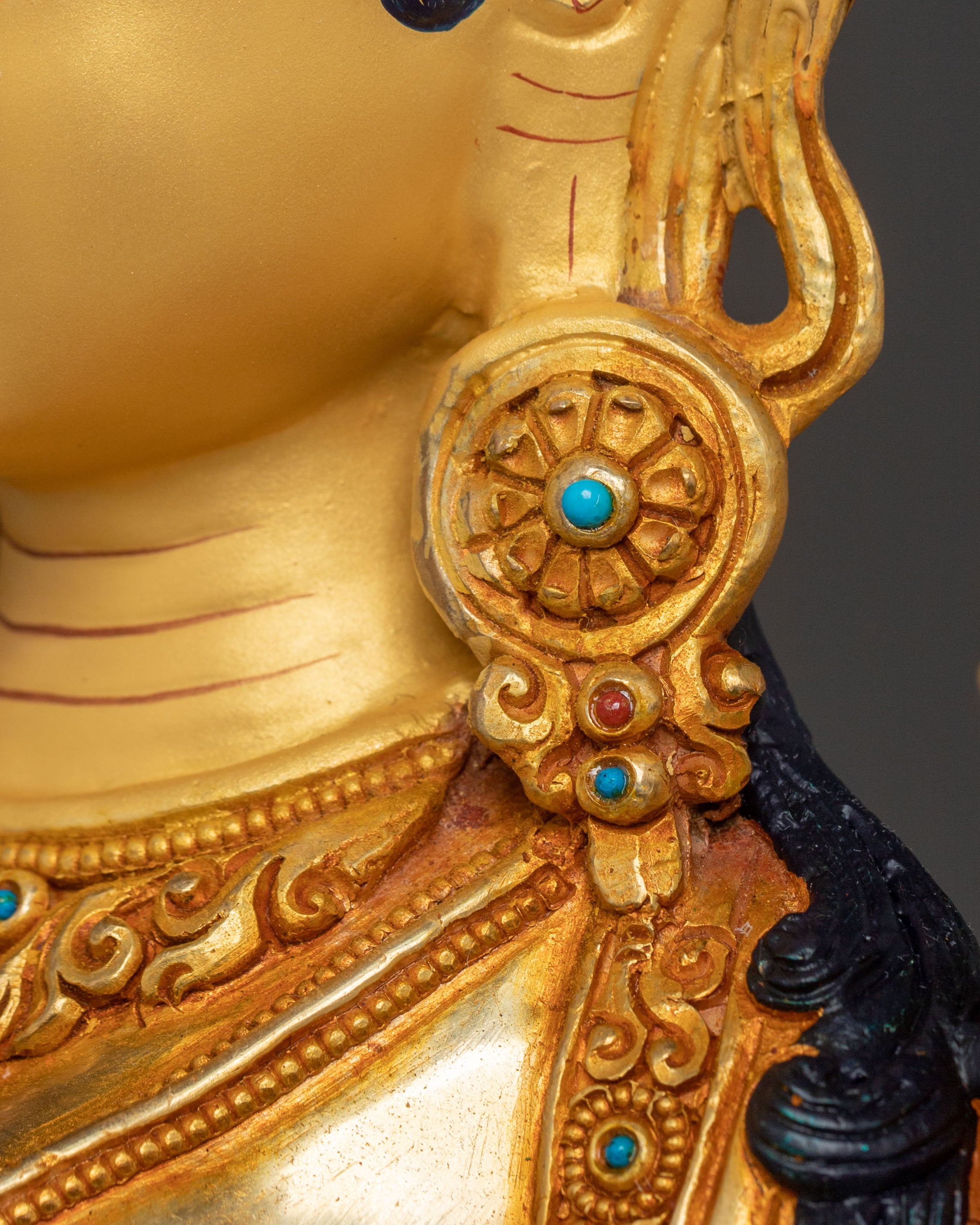 21 Tara Golden Statue Set | Handcrafted Devotion