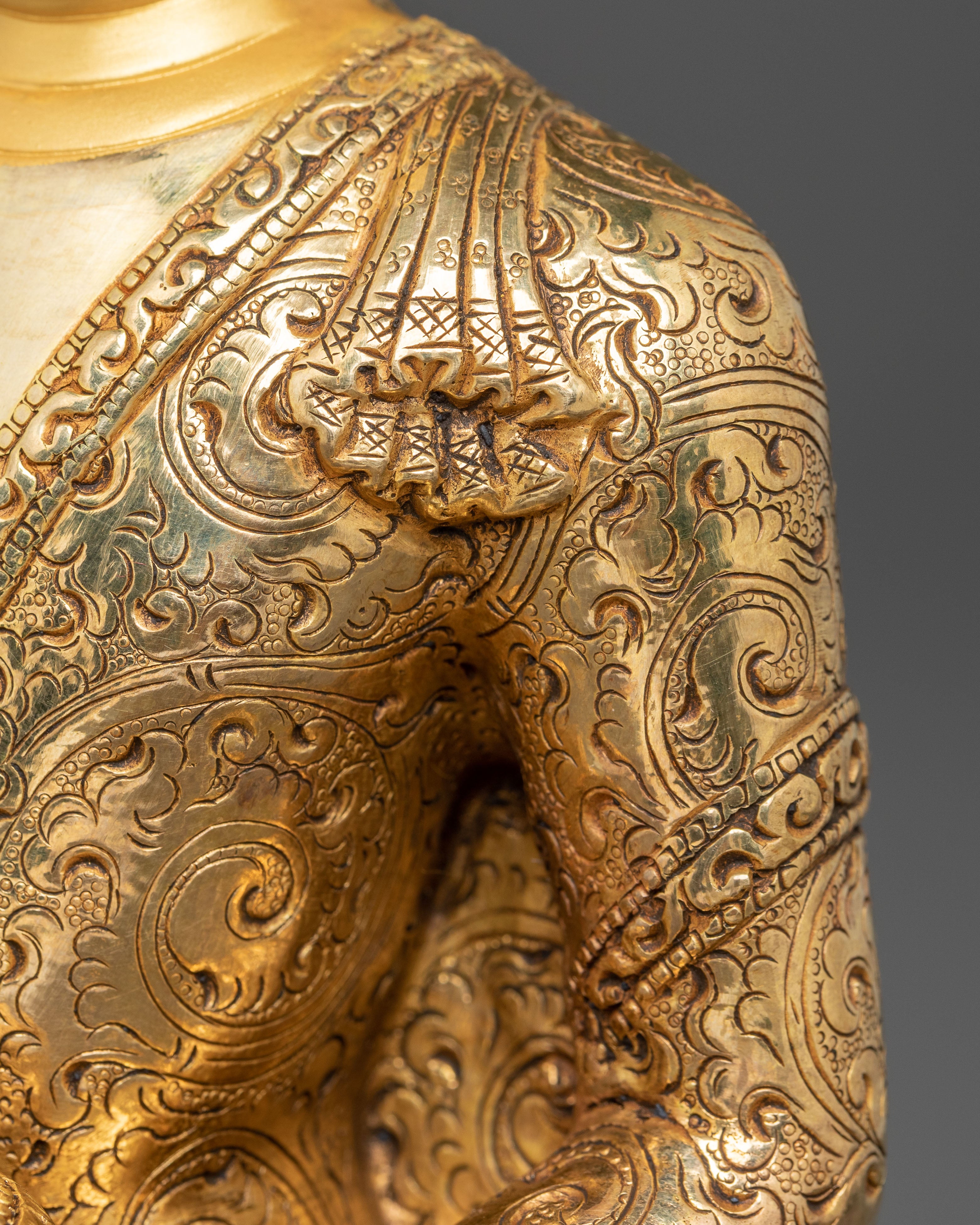 Handmade Gautama Buddha Golden Statue | The Awakened One