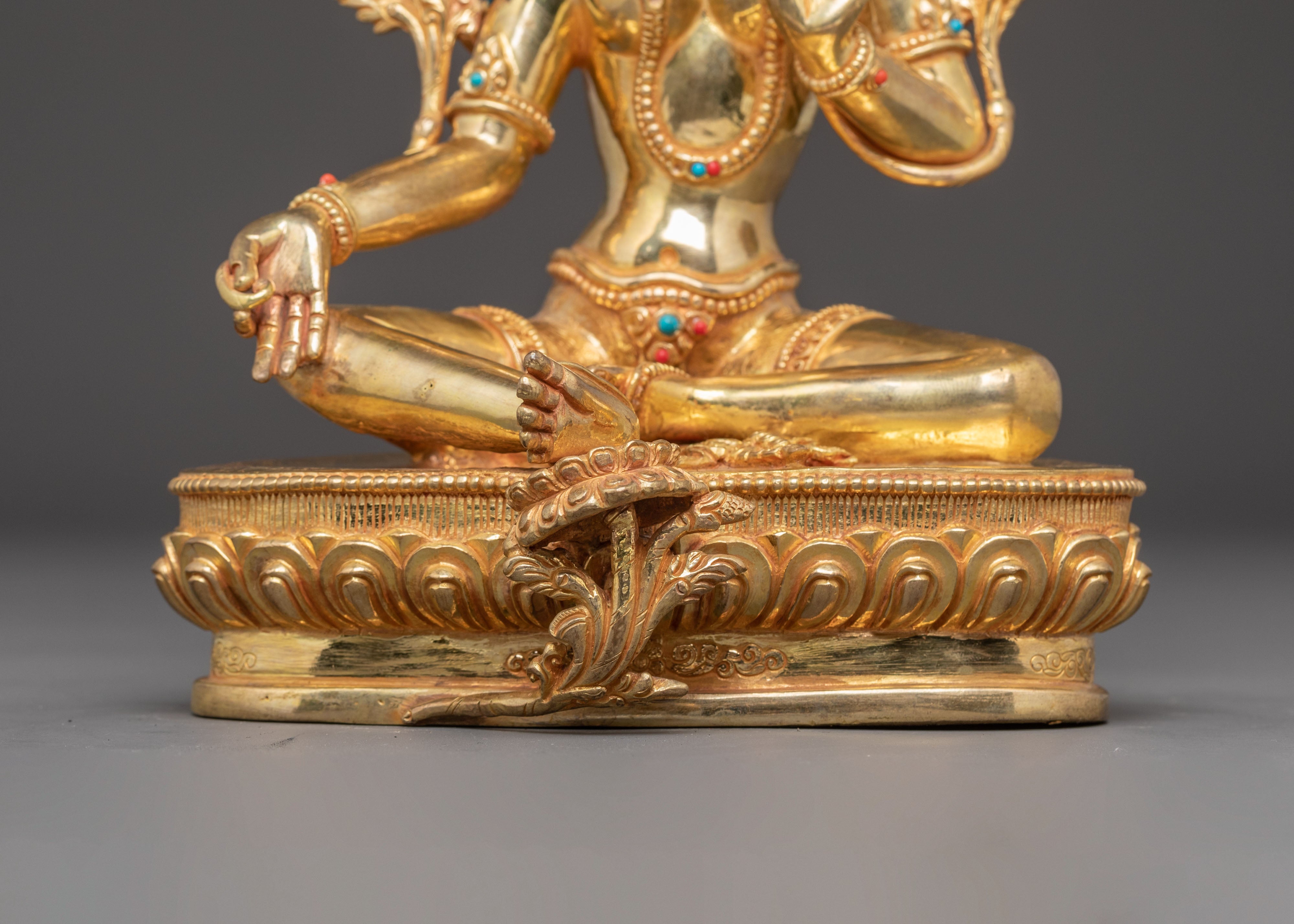 Handcrafted Shyama Tara Statue: Mother of All Buddhas