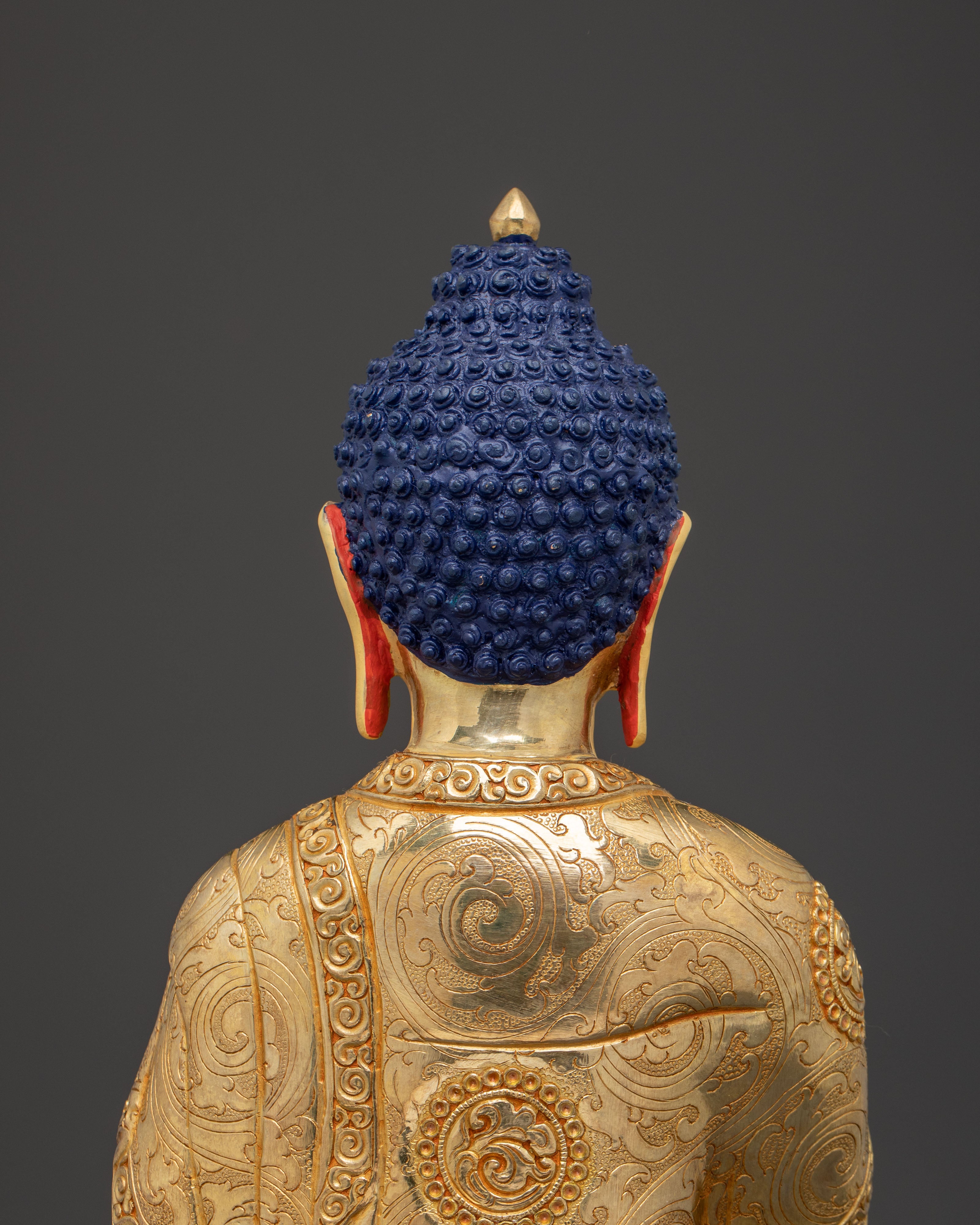 Enlightened Gautama Buddha 24k Gold-Glided Statue | Home Decor