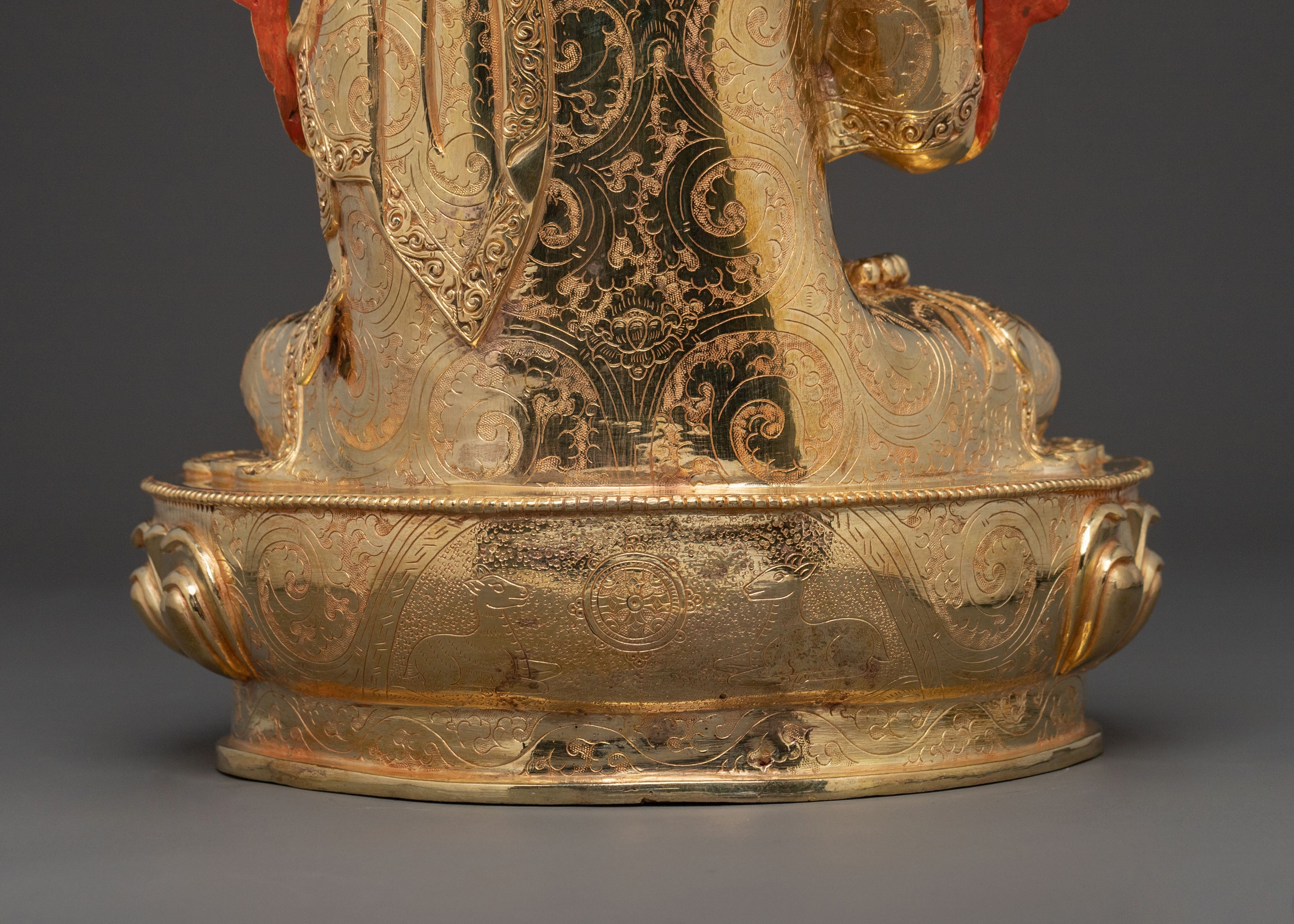 Tsongkhapa and Disciples Altar Statue | Tibetan Buddhist Decor