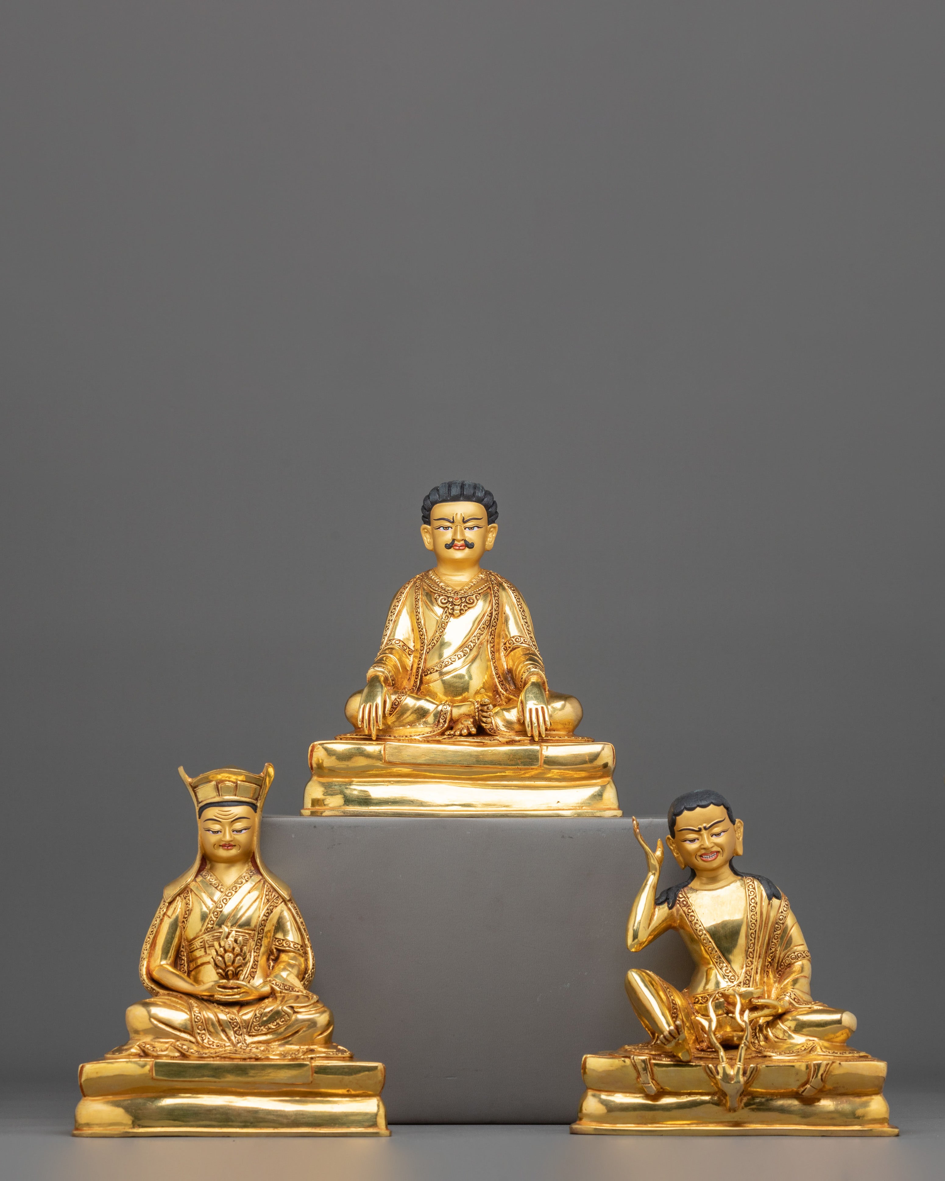 Kagyu Masters Sacred Statue Set