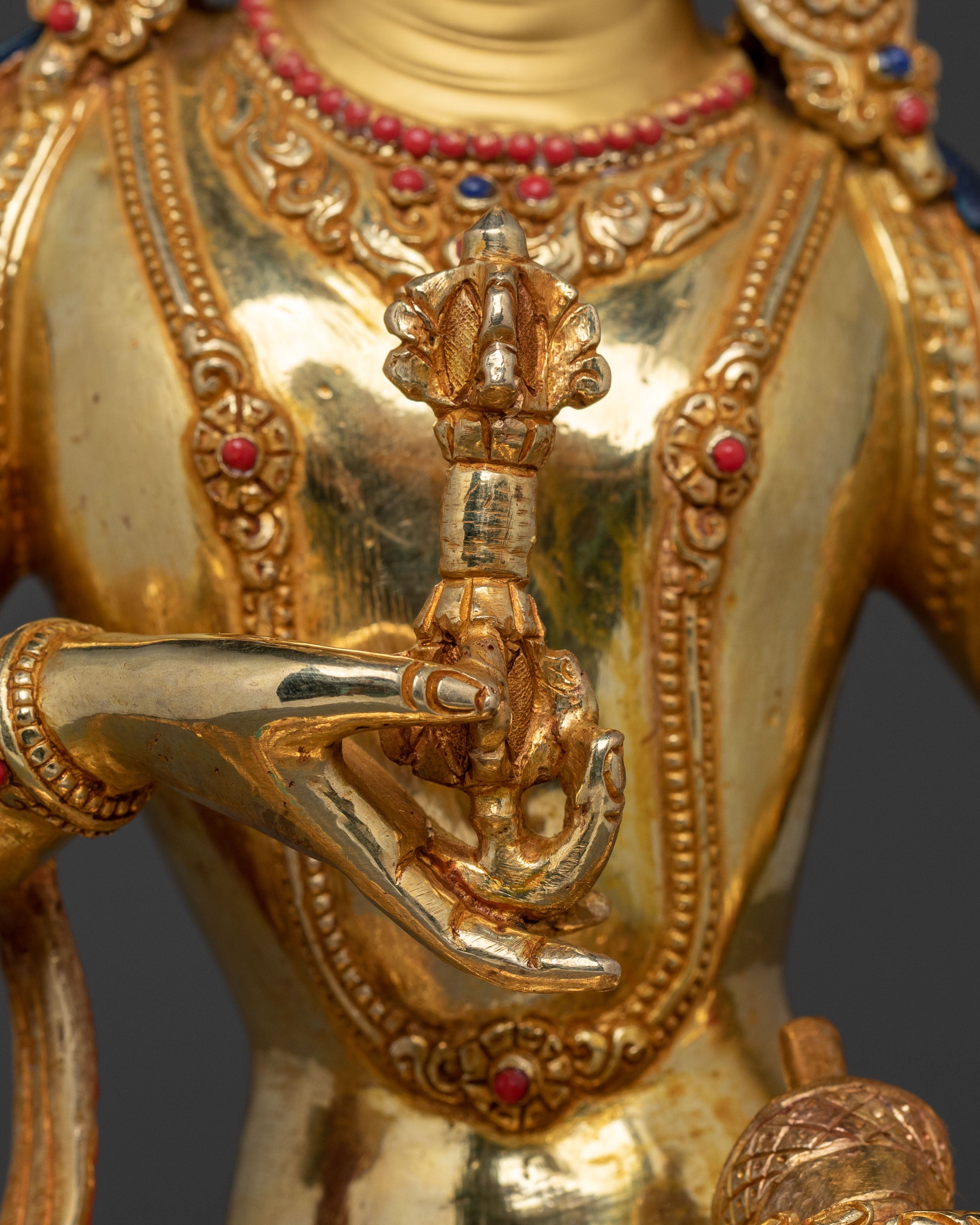 Vajrasattva 24k Gold Gilded Spiritual Form