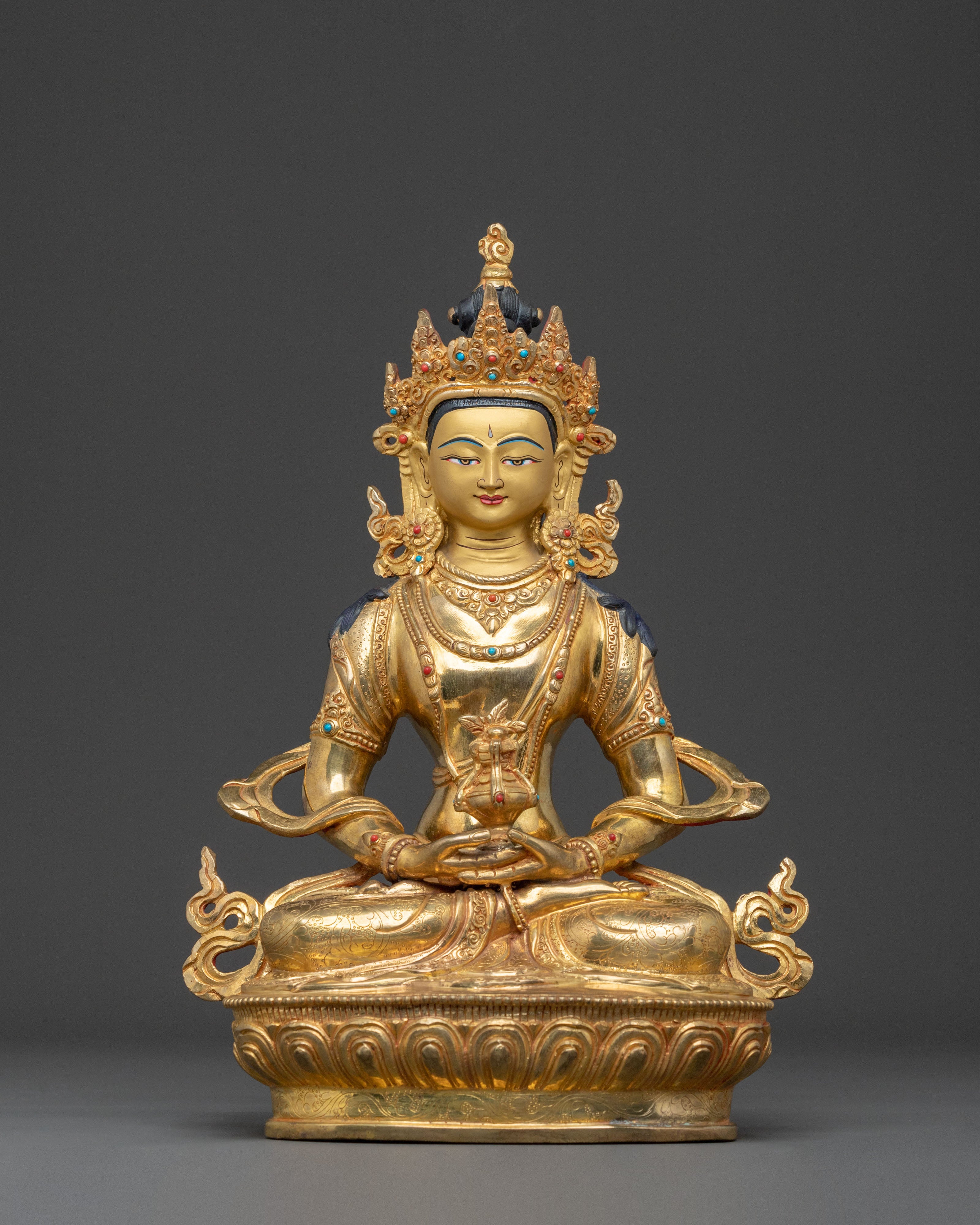 Handcrafted Amitayus Divine Figurine | Buddha of Infinite Life and Longevity