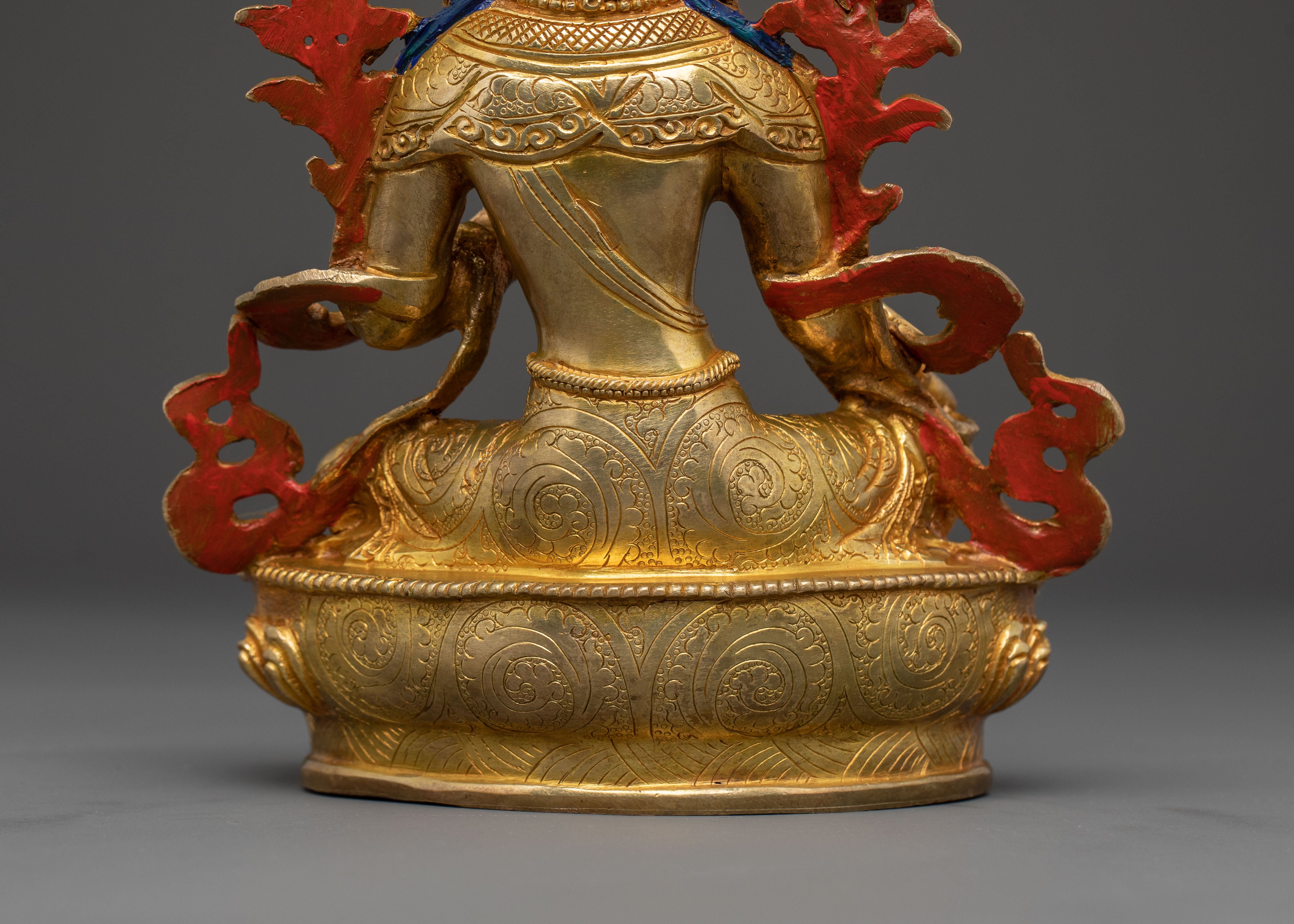 Handcrafted Green Tara Spiritual Sculpture