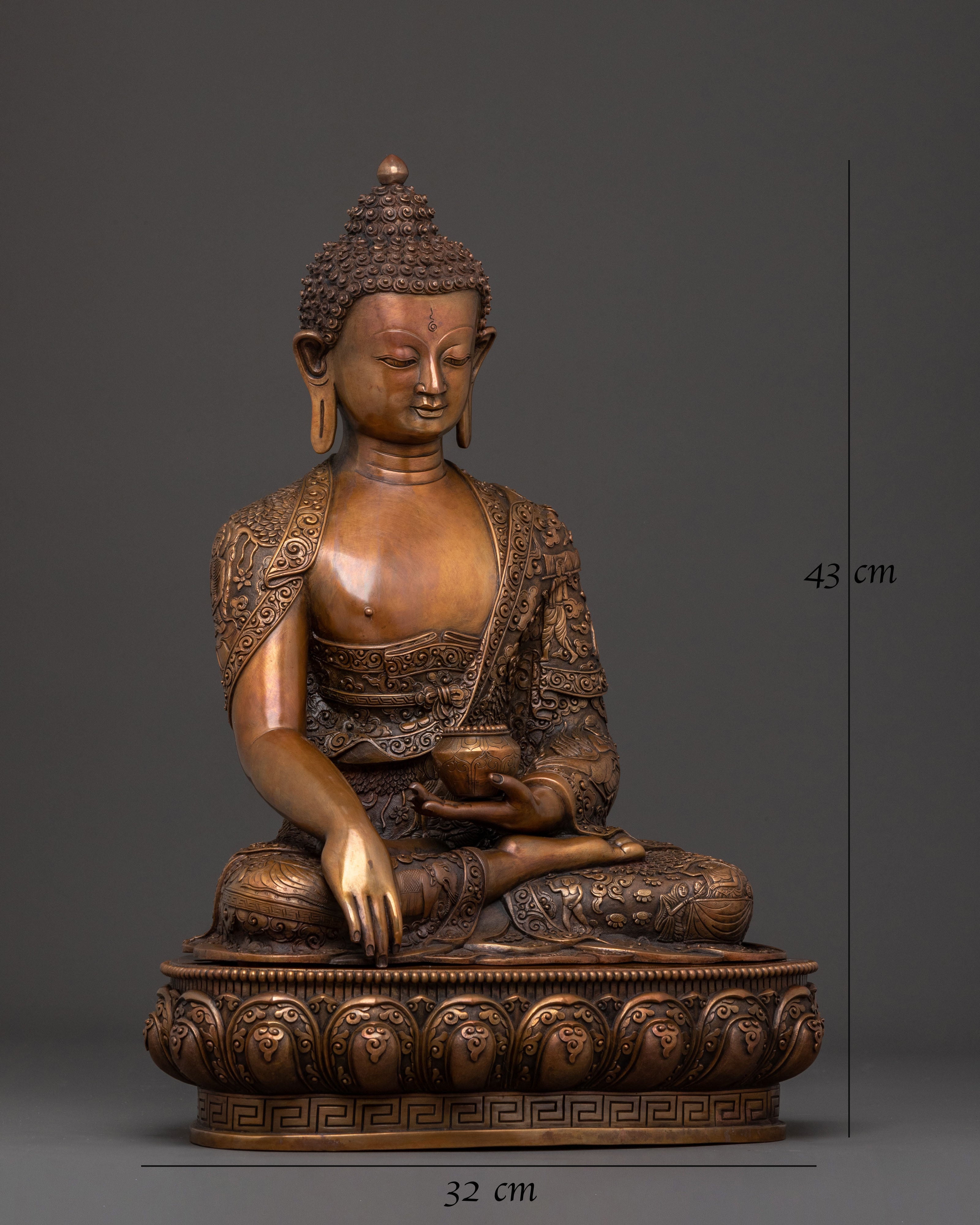 Shakyamuni Buddha Spiritual Statue: Meditation Figure