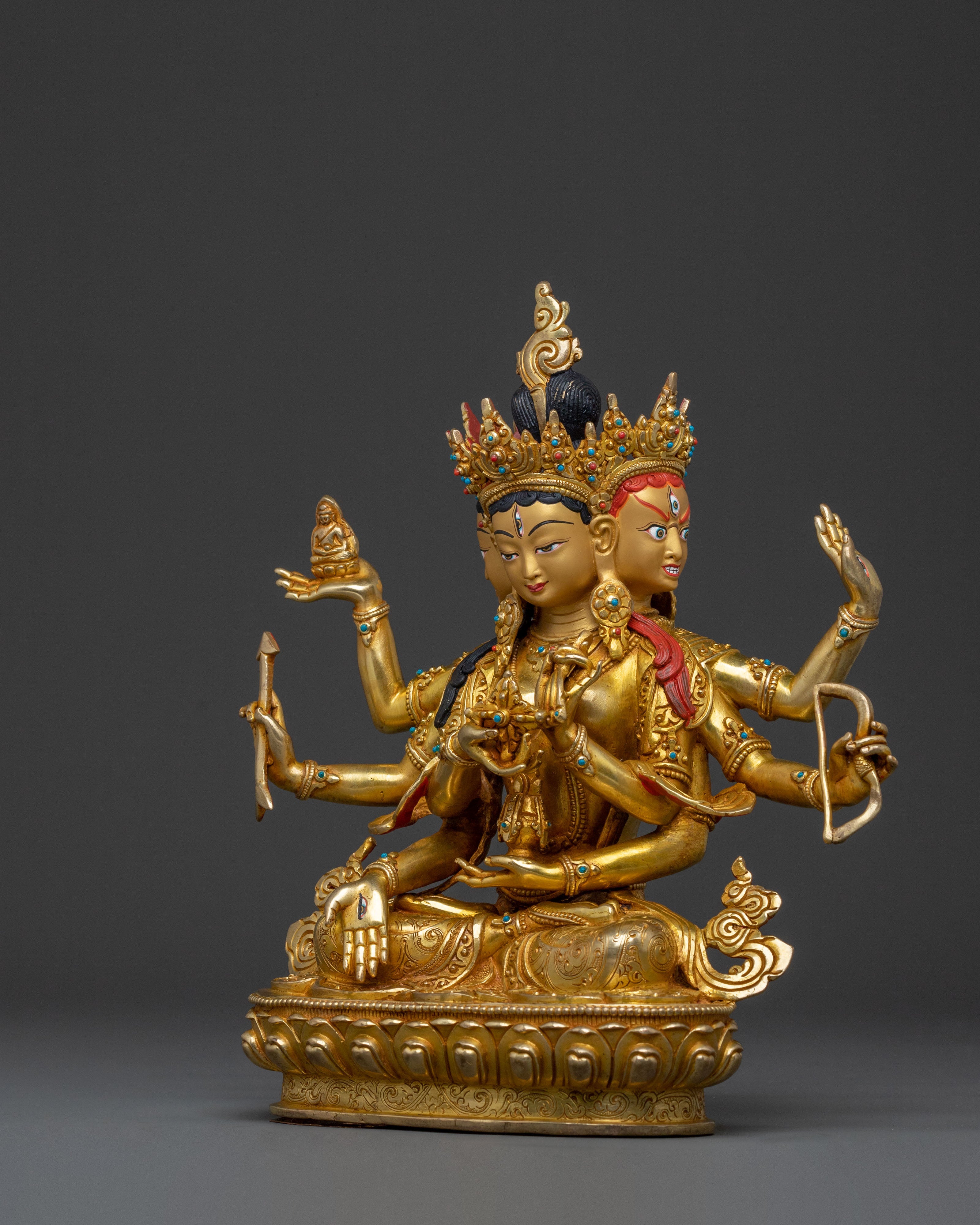 Namgyalma Sacred Golden Statue | Buddhist Goddess
