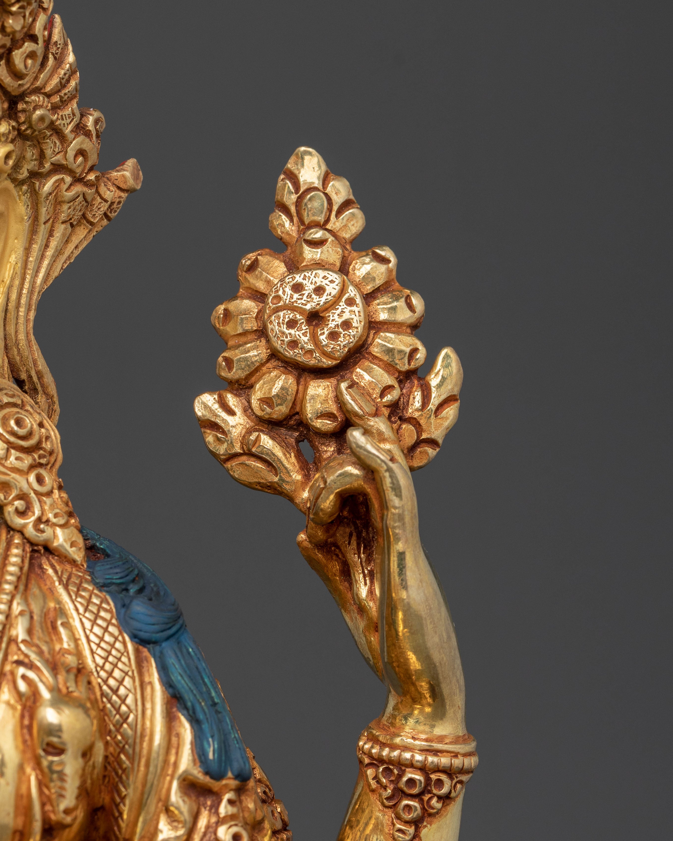 Handcrafted Chenrezig Statue | Home Decor