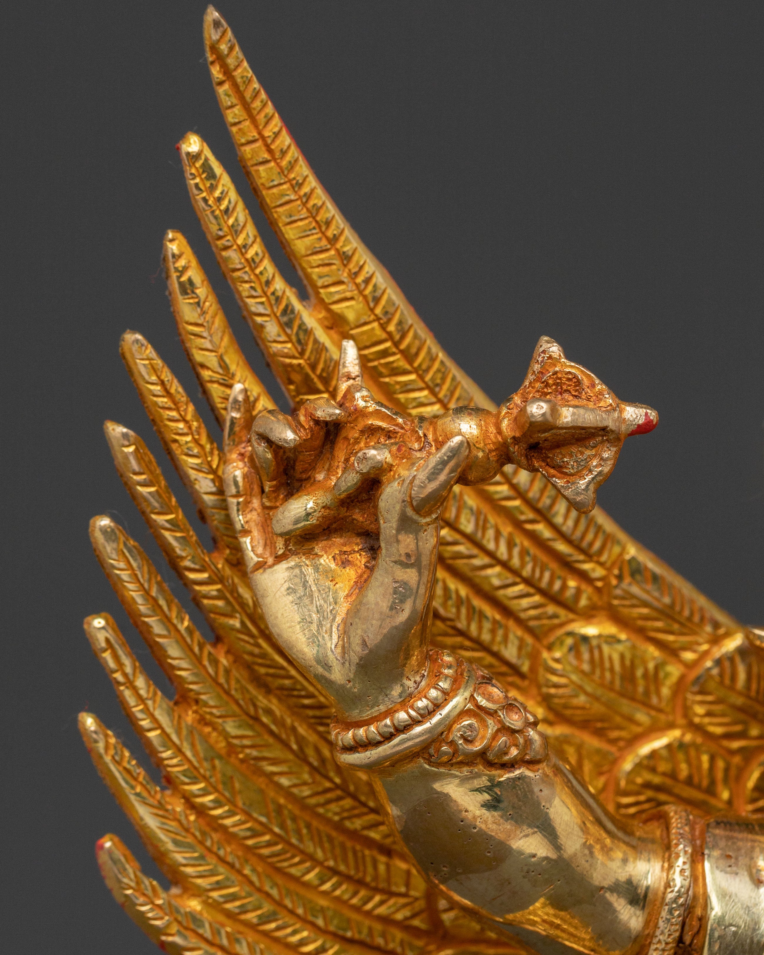 Traditional Vajrakilaya Statue | Wrathful Tantric Deity of Transformation