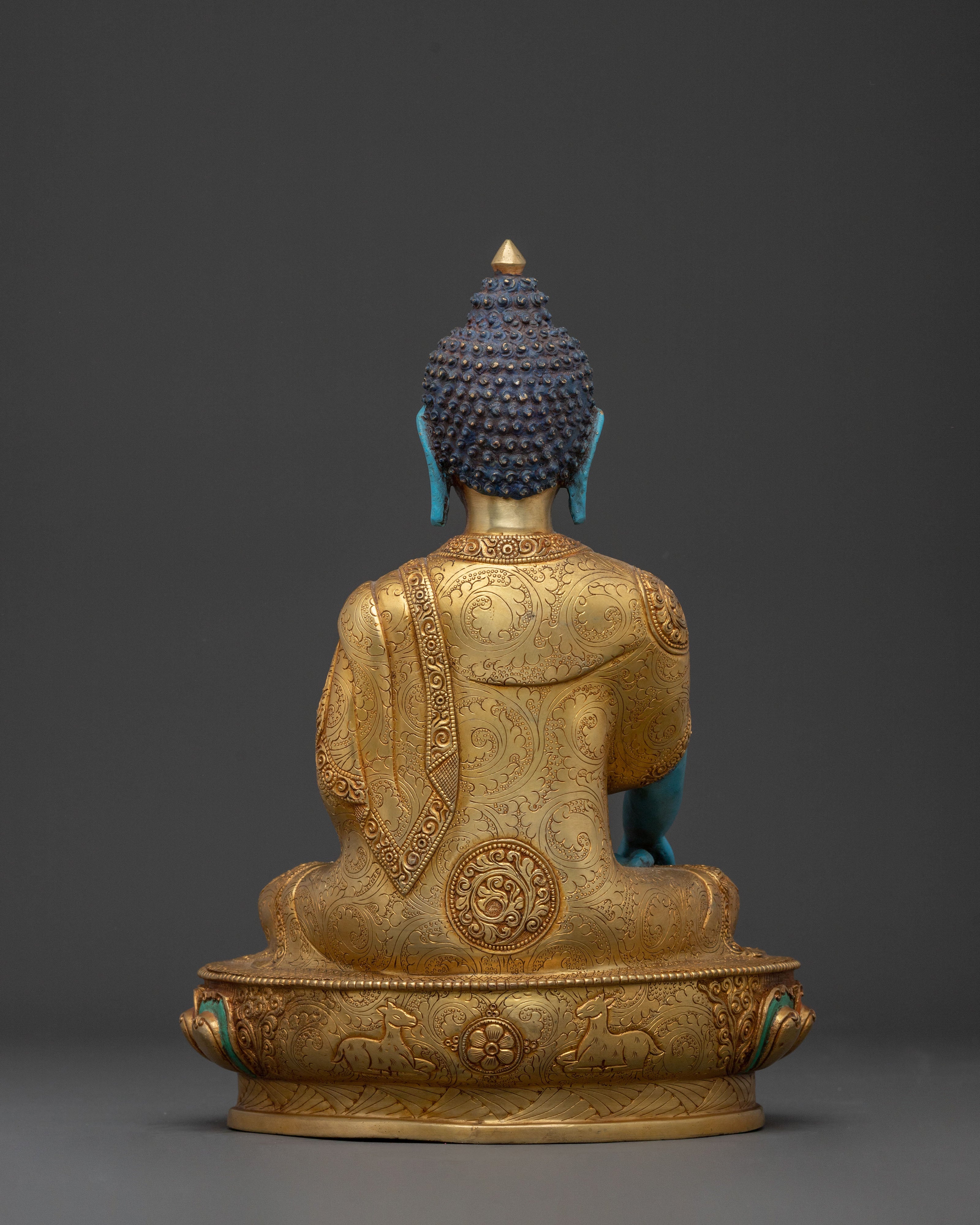 Akshobhya Buddha Sculpture | Enlightened Figurine