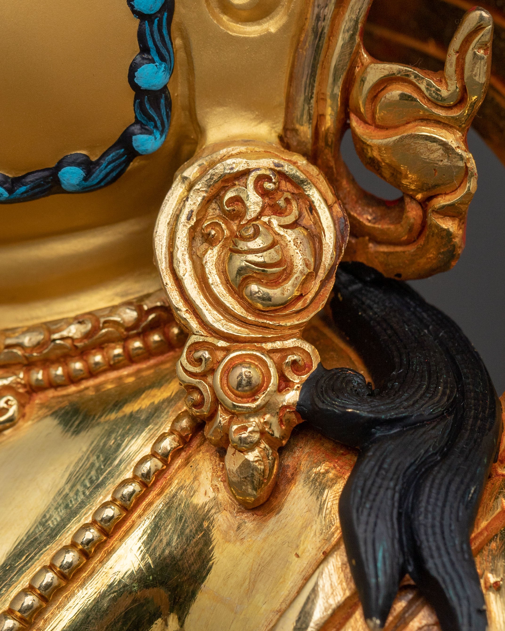 Dzambhala Statue | Handcrafted Golden Figurine
