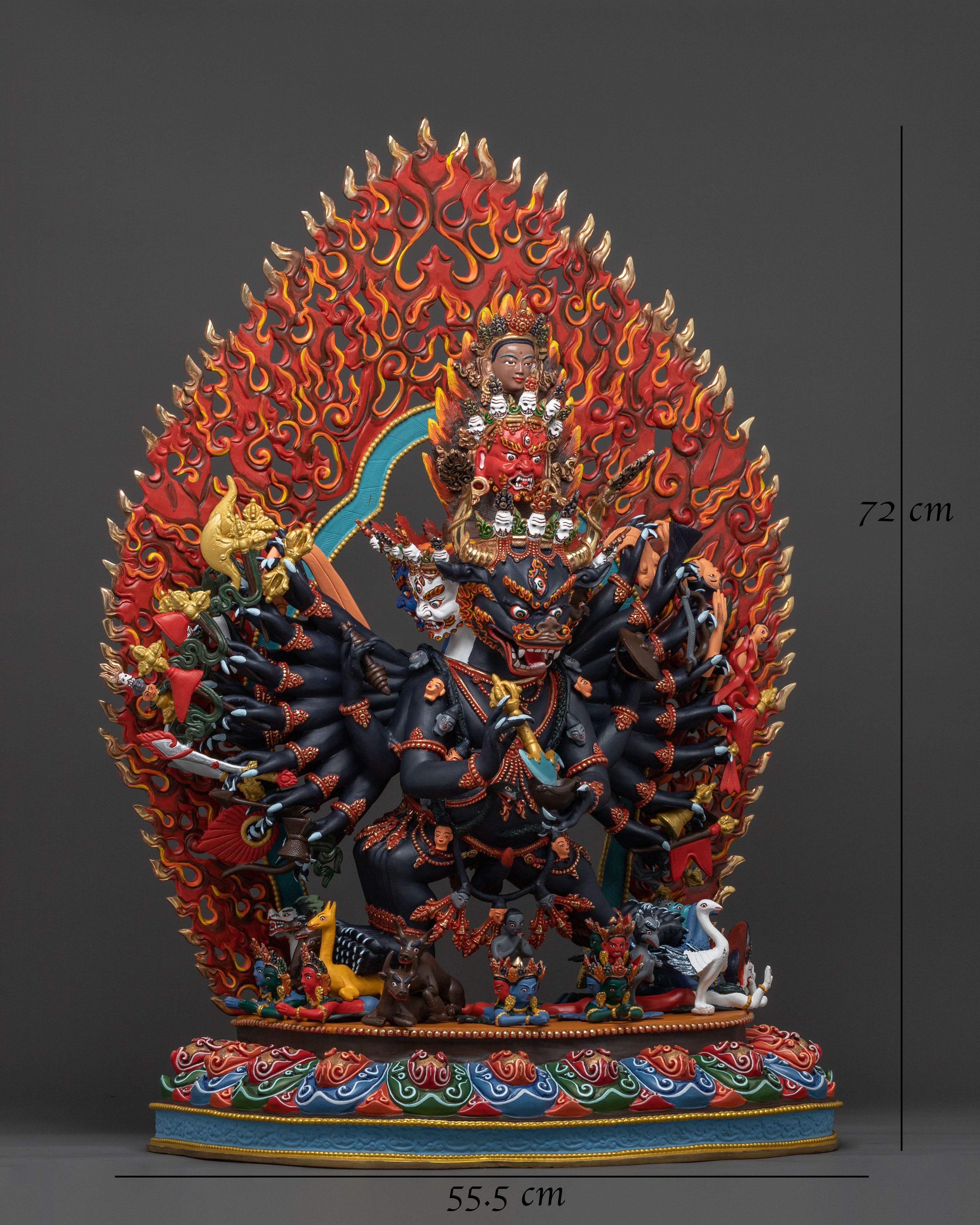 Meditation Deity Yamantaka Statue | Wrathful Buddha of Wisdom