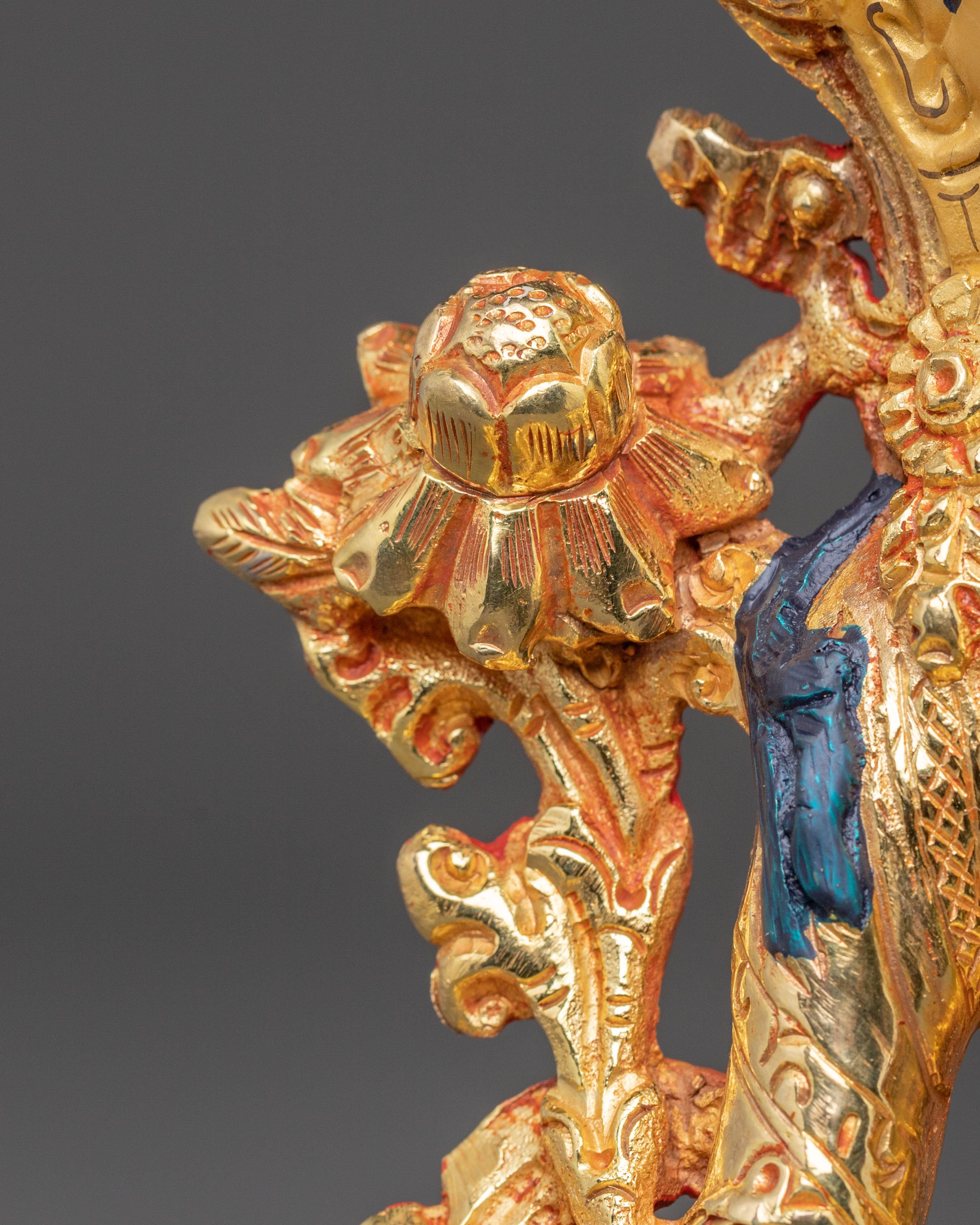 Mother Green Tara Golden Handcrafted Statue | Compassion Goddess