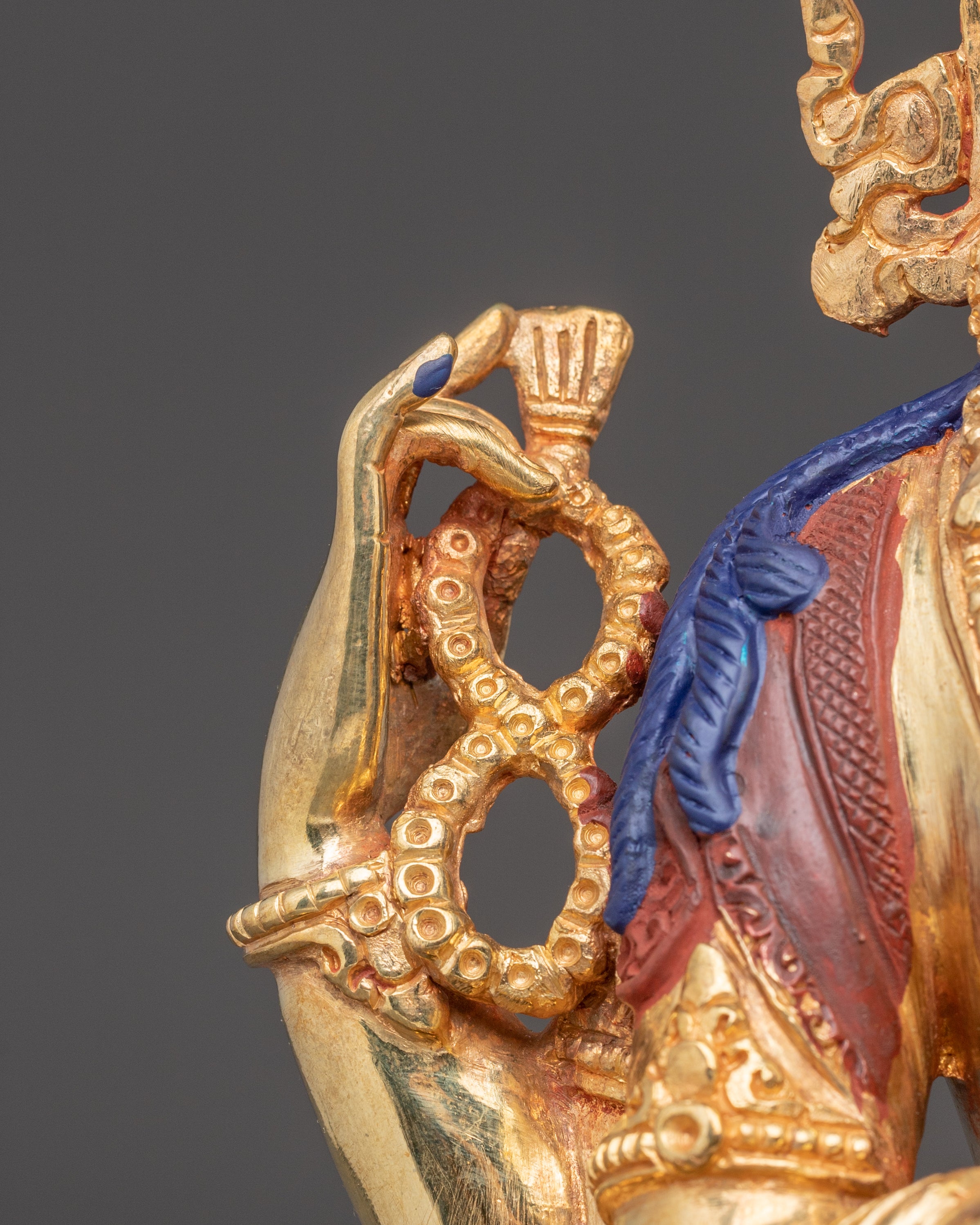 Handcrafted Nepalese Chenrezig Copper Statue | Symbol of Compassion