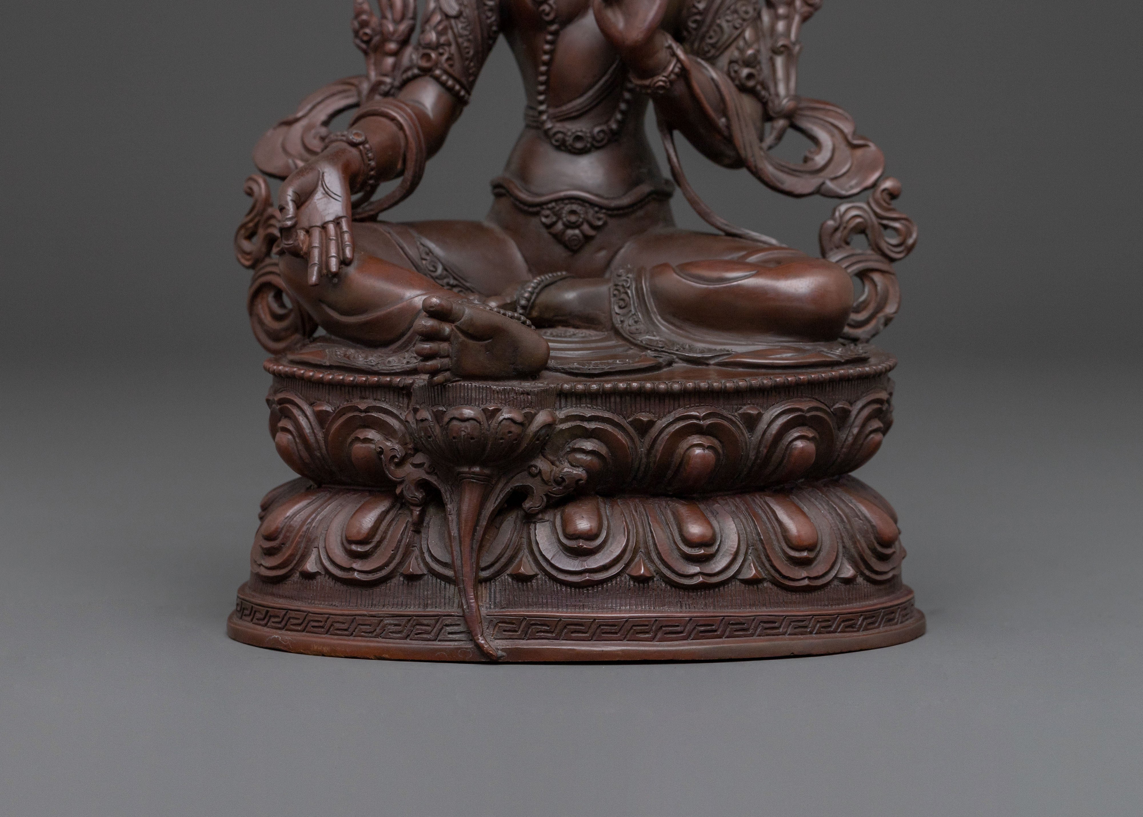 Green Tara Statue Protector of All Beings | Guardian of Mercy & Protection