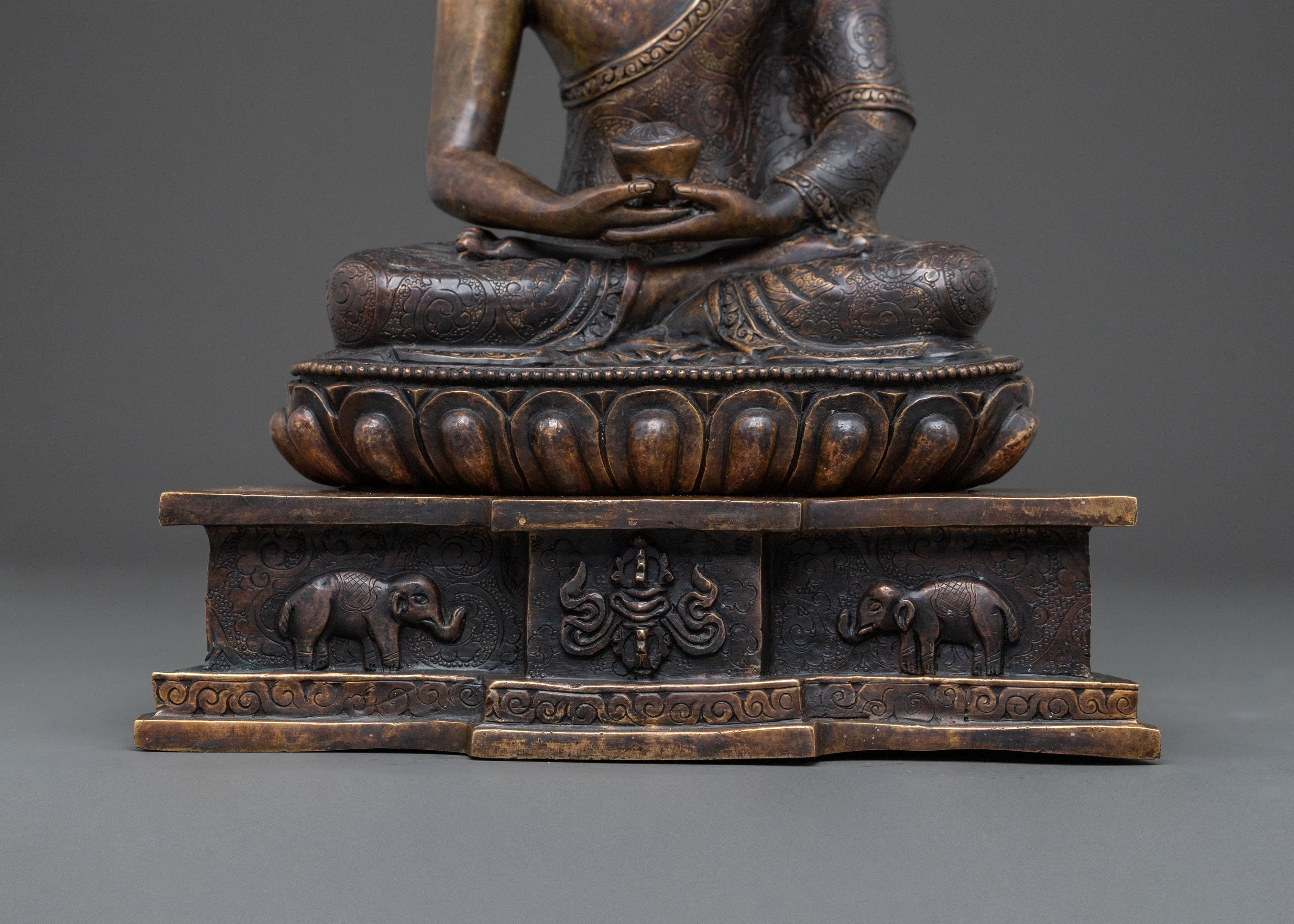 Amitabha Meditation Statue |  Buddha of Infinite Light and Compassion