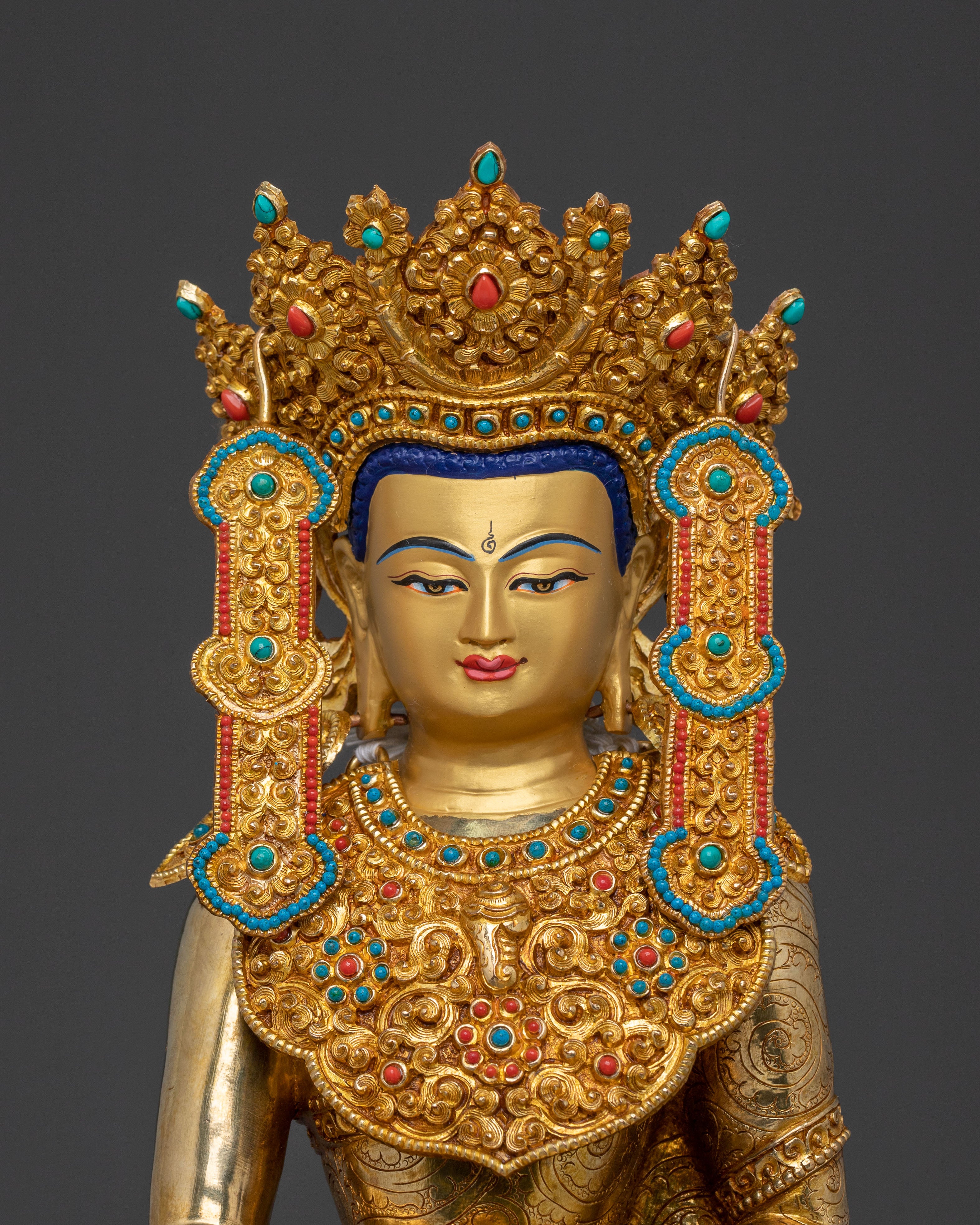 Crown Shakyamuni Buddha Statue | Divine Wisdom