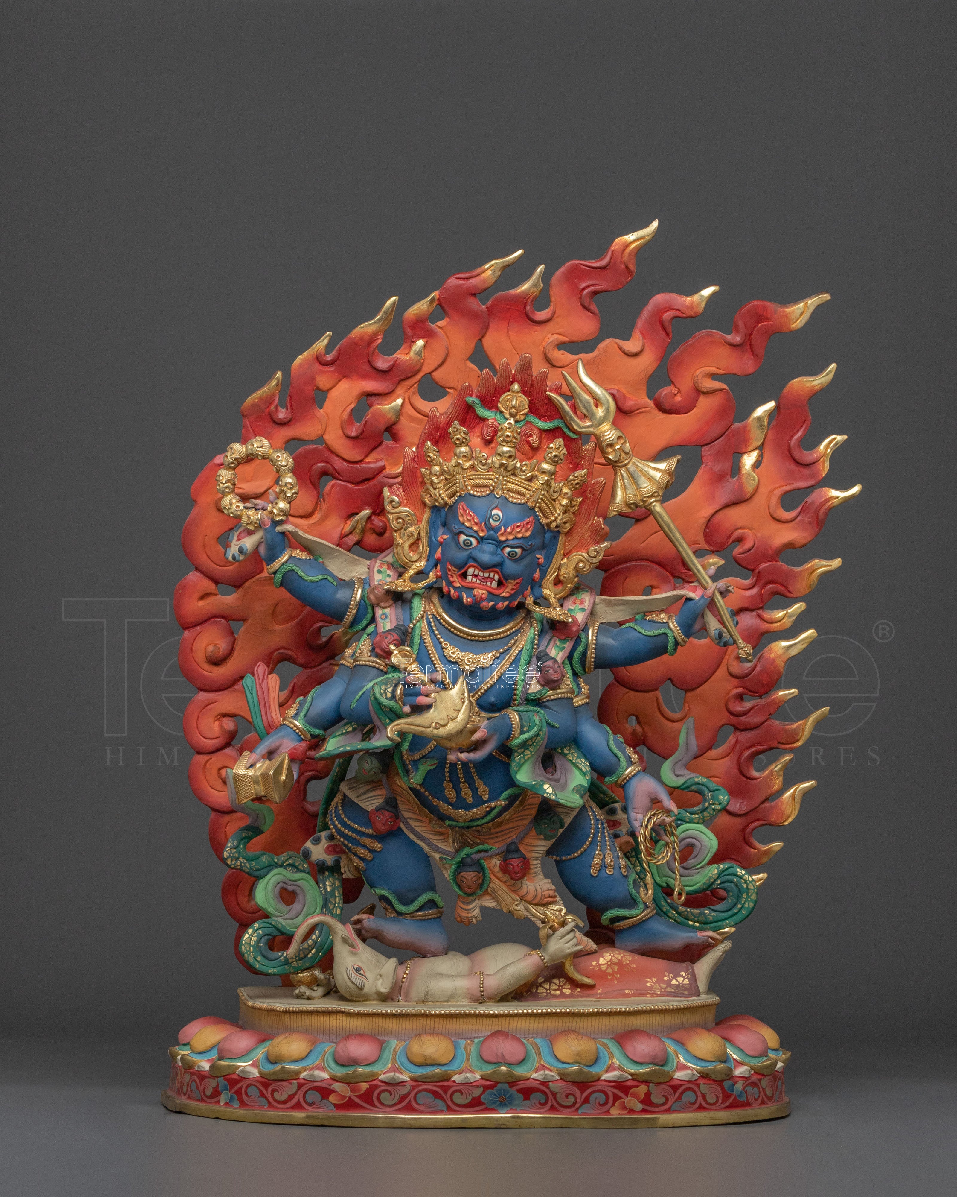  Six-Armed Mahakala Statue