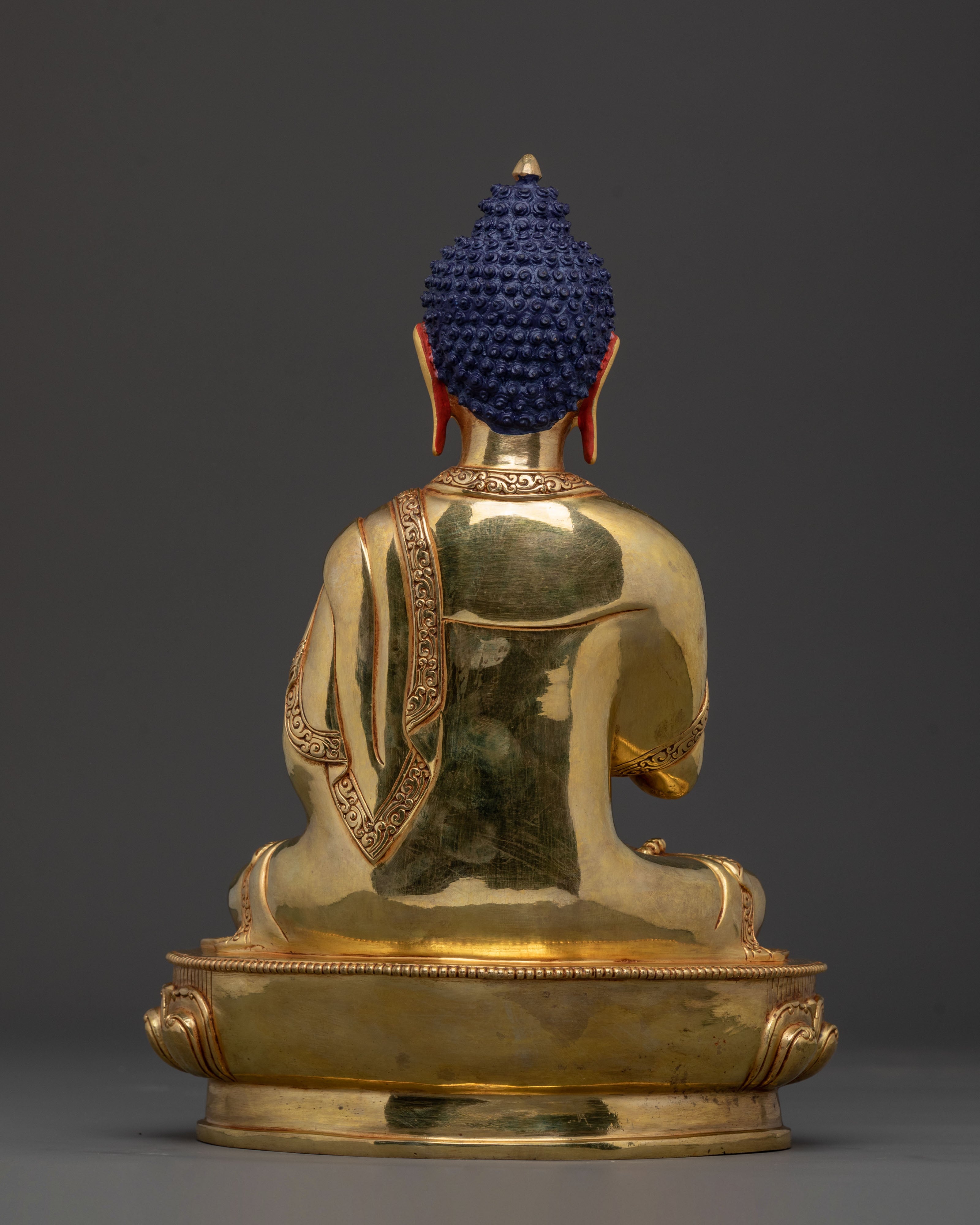 Handcrafted Amogasiddhi Statue: Spiritual Figurine