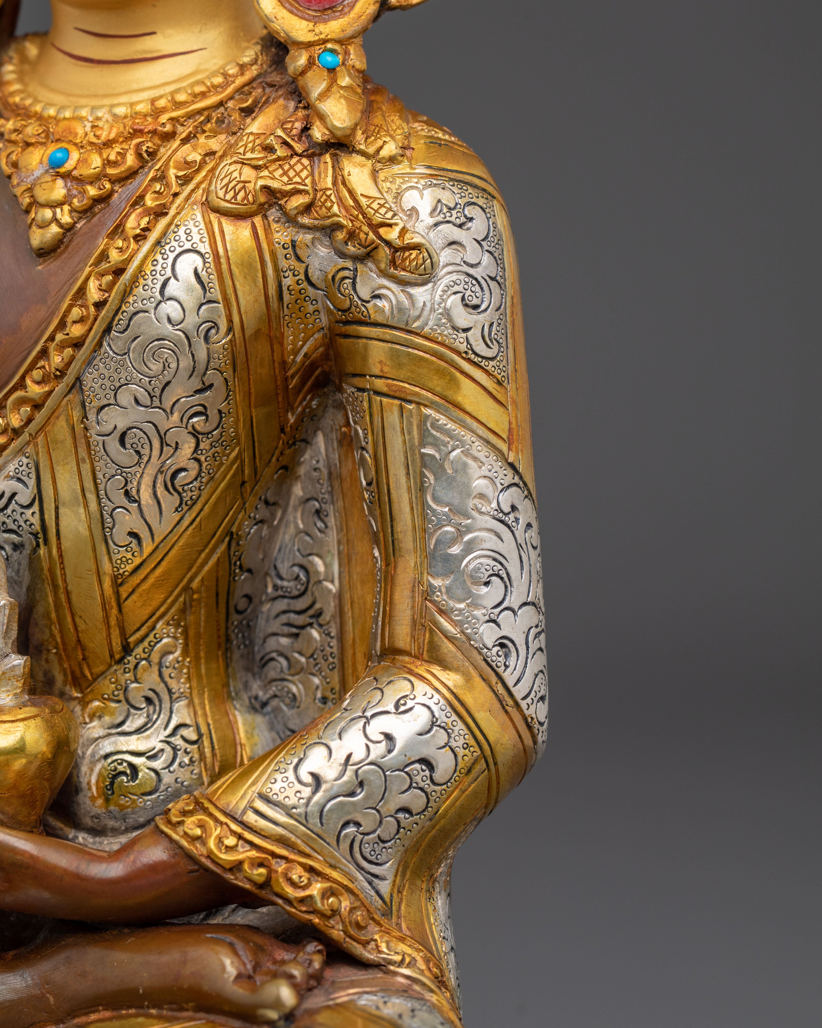 Medicine Buddha Statue | Hand-Gilded Serenity