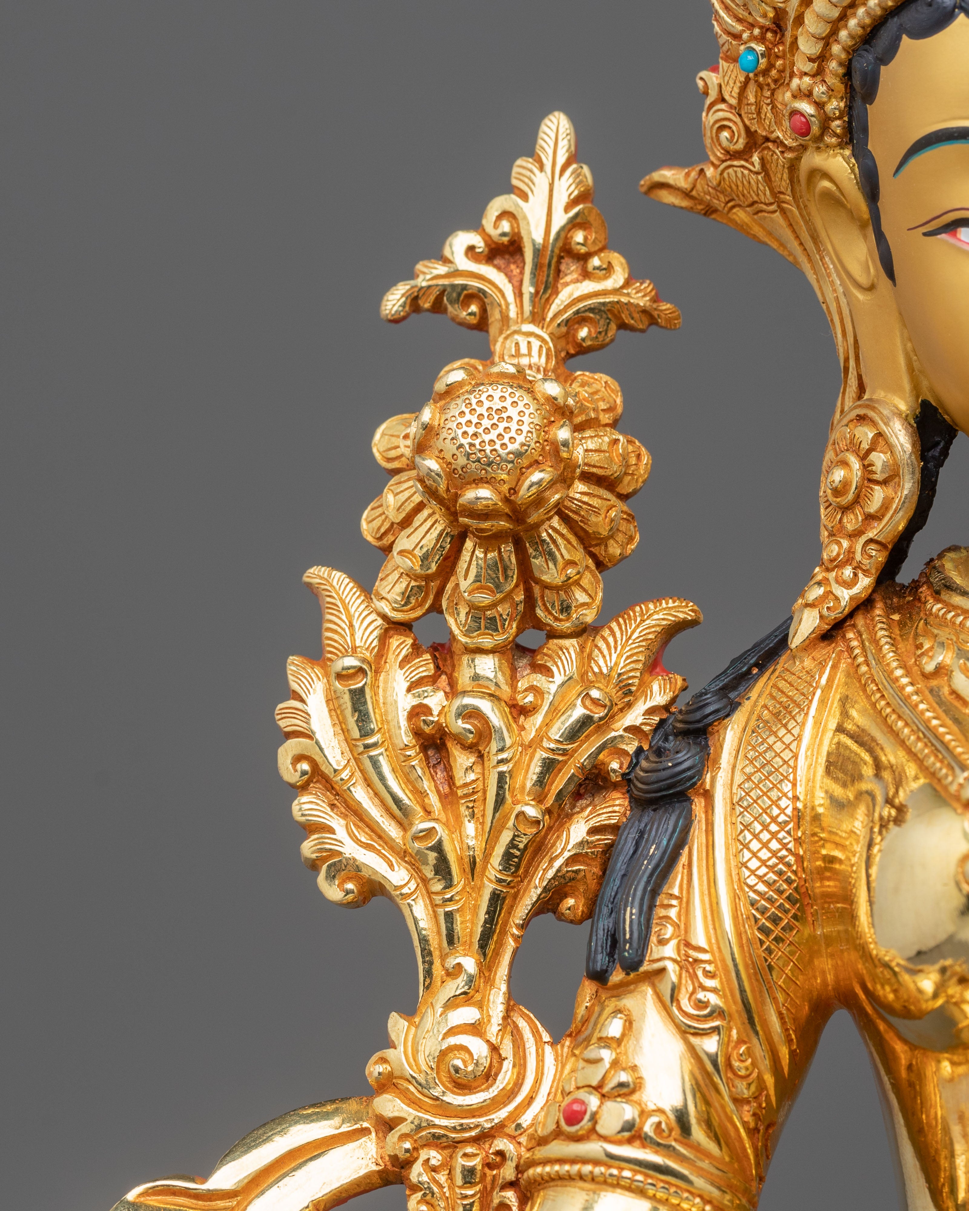 White Tara Life Protection Bodhisattva Statue