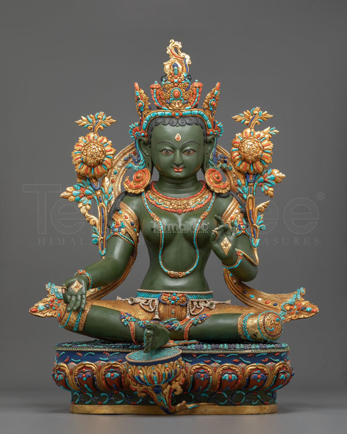 Green Tara Statue | Mother of All Buddhas and Embodiment of Compassion