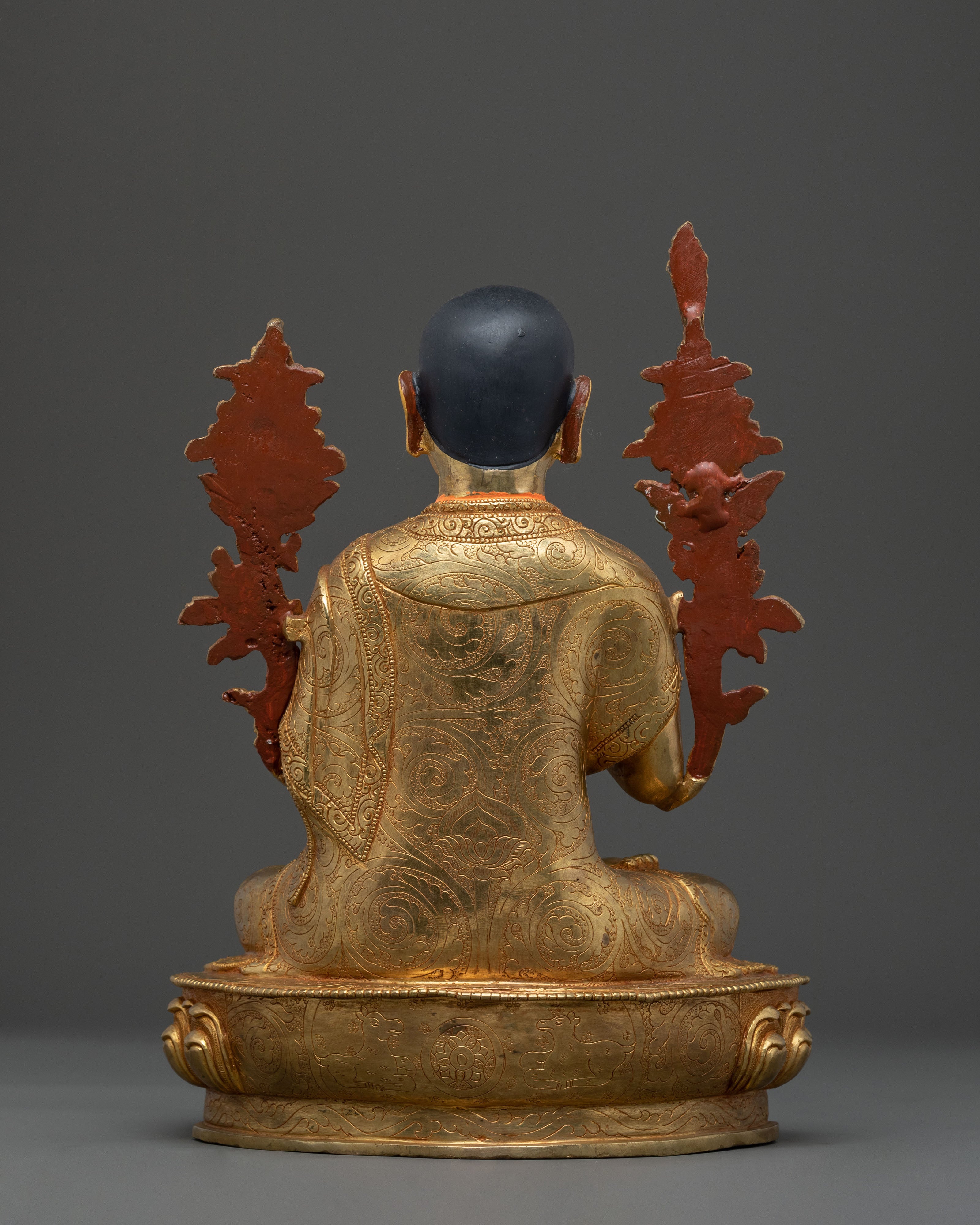Spiritual Figurine of Tsongkhapa with Disciples | Sacred Statue