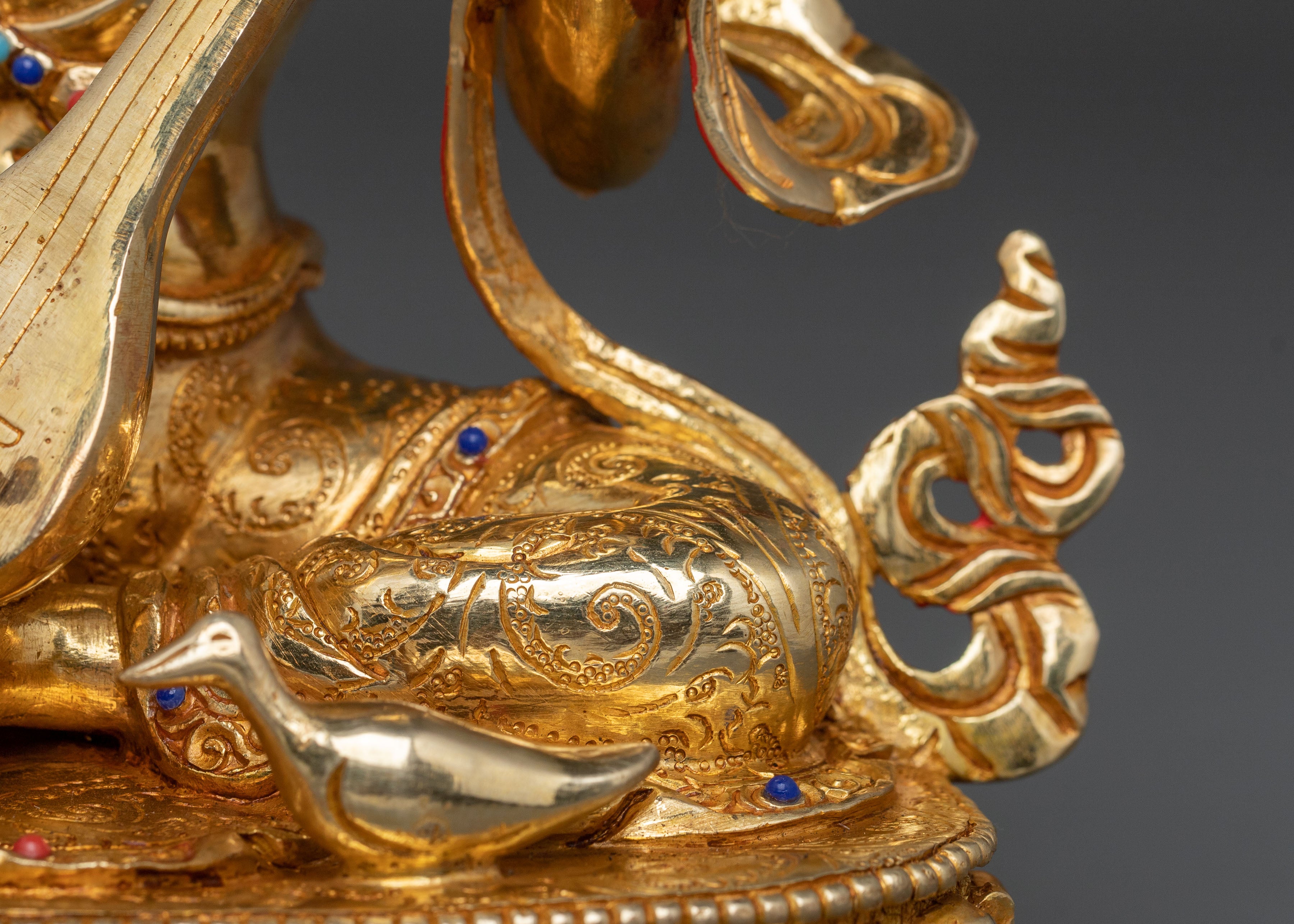Saraswati Goddess Sculpture: Knowledge  Figurine