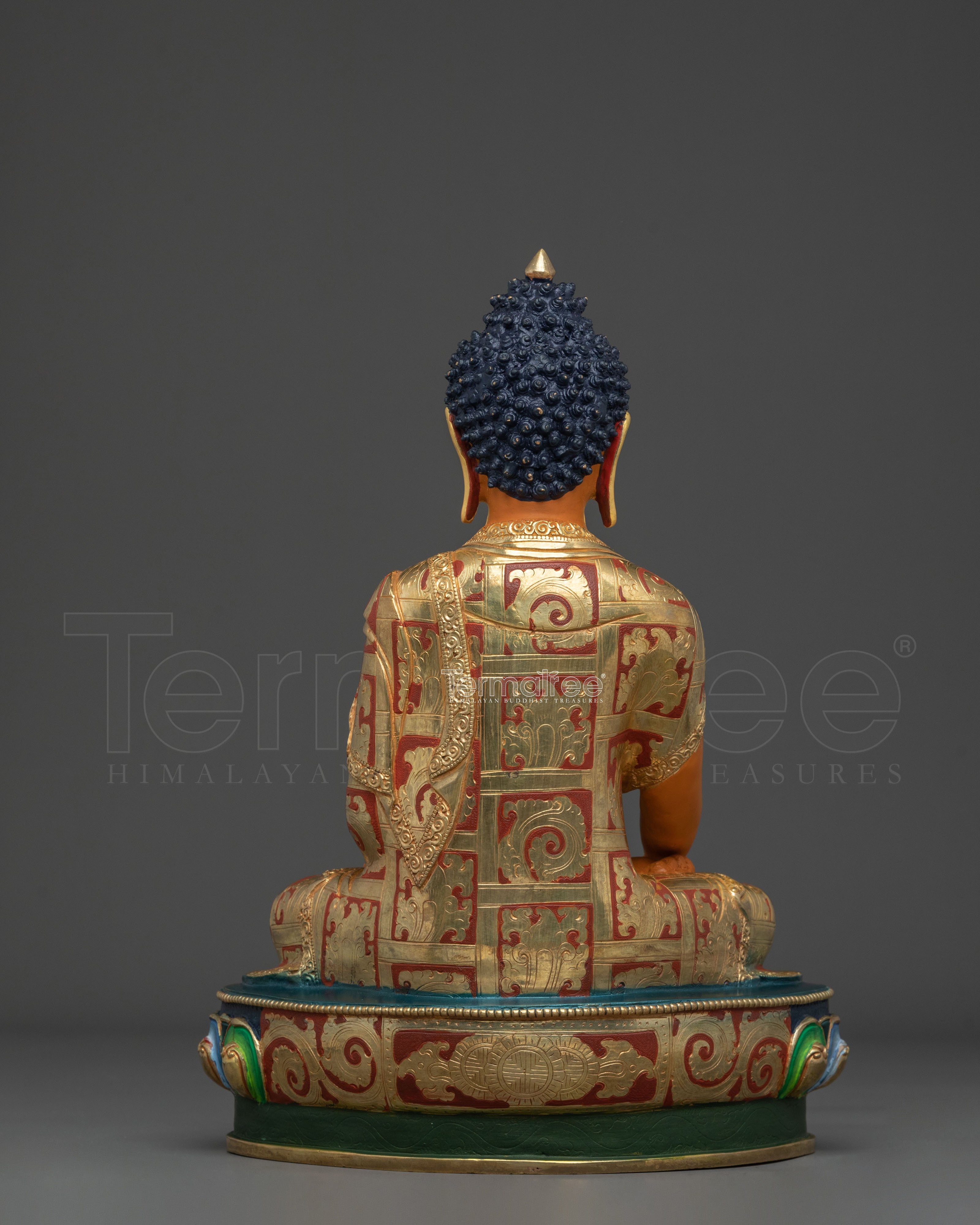 Hand-Carved Shakyamuni Buddha Figurine | Home Decor