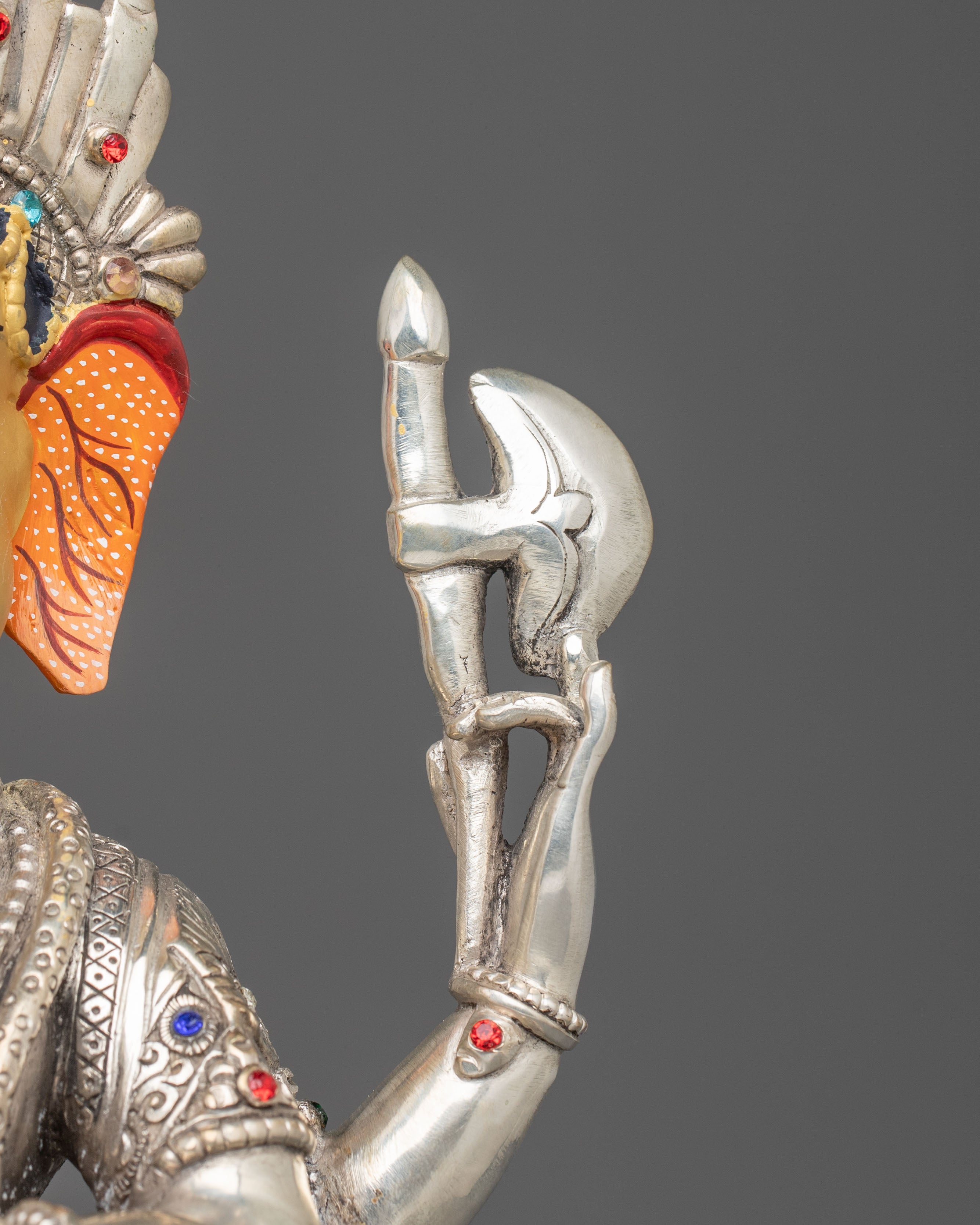 God Ganesha 24K Gold Gilded Statue | Majestic Figurine
