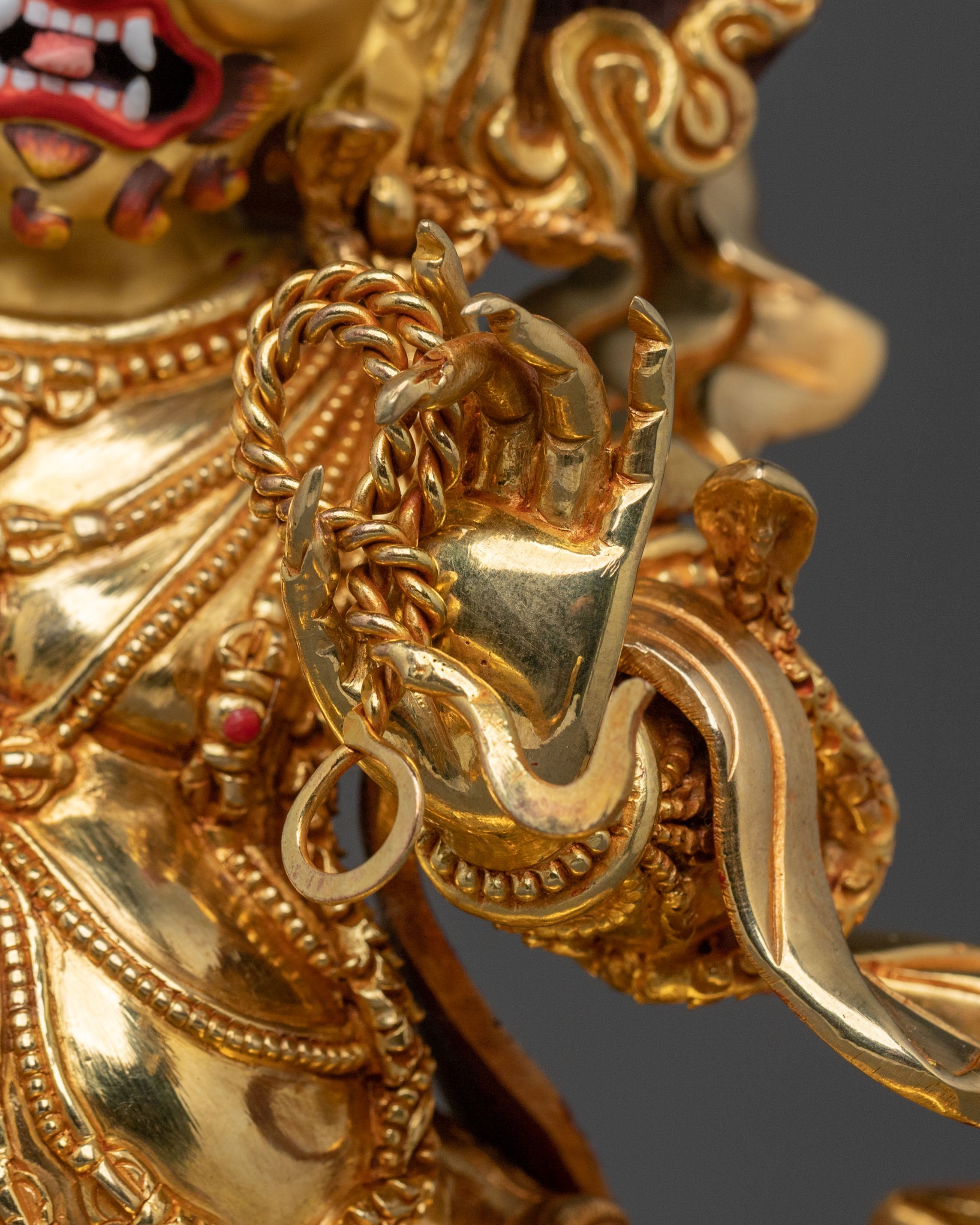 Handcrafted Vajrapani Figurine | Tibetan Buddhist Protector Deity Statue