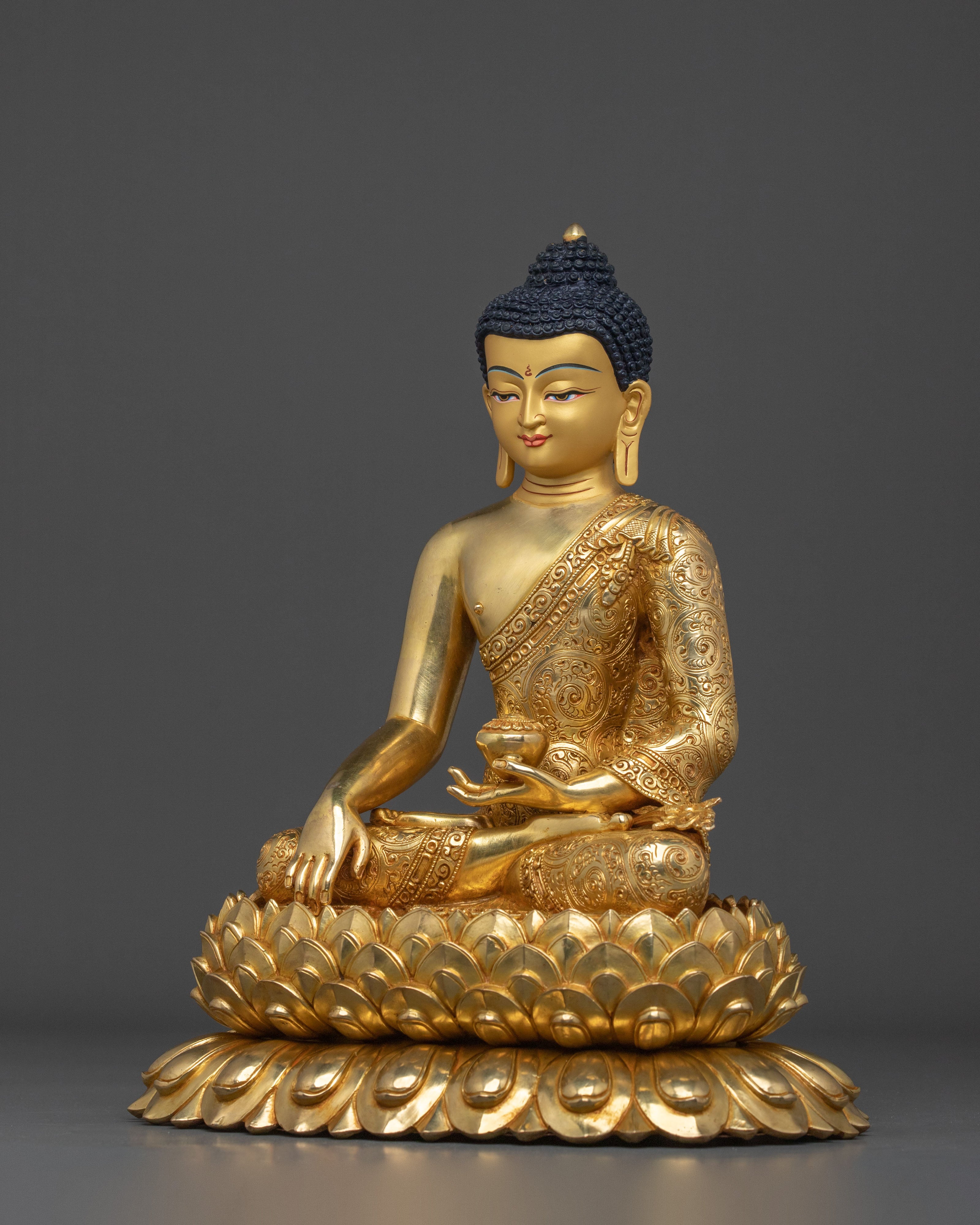 Tibetan Sacred Shakyamuni Buddha Statue | Sacred Altar Decor