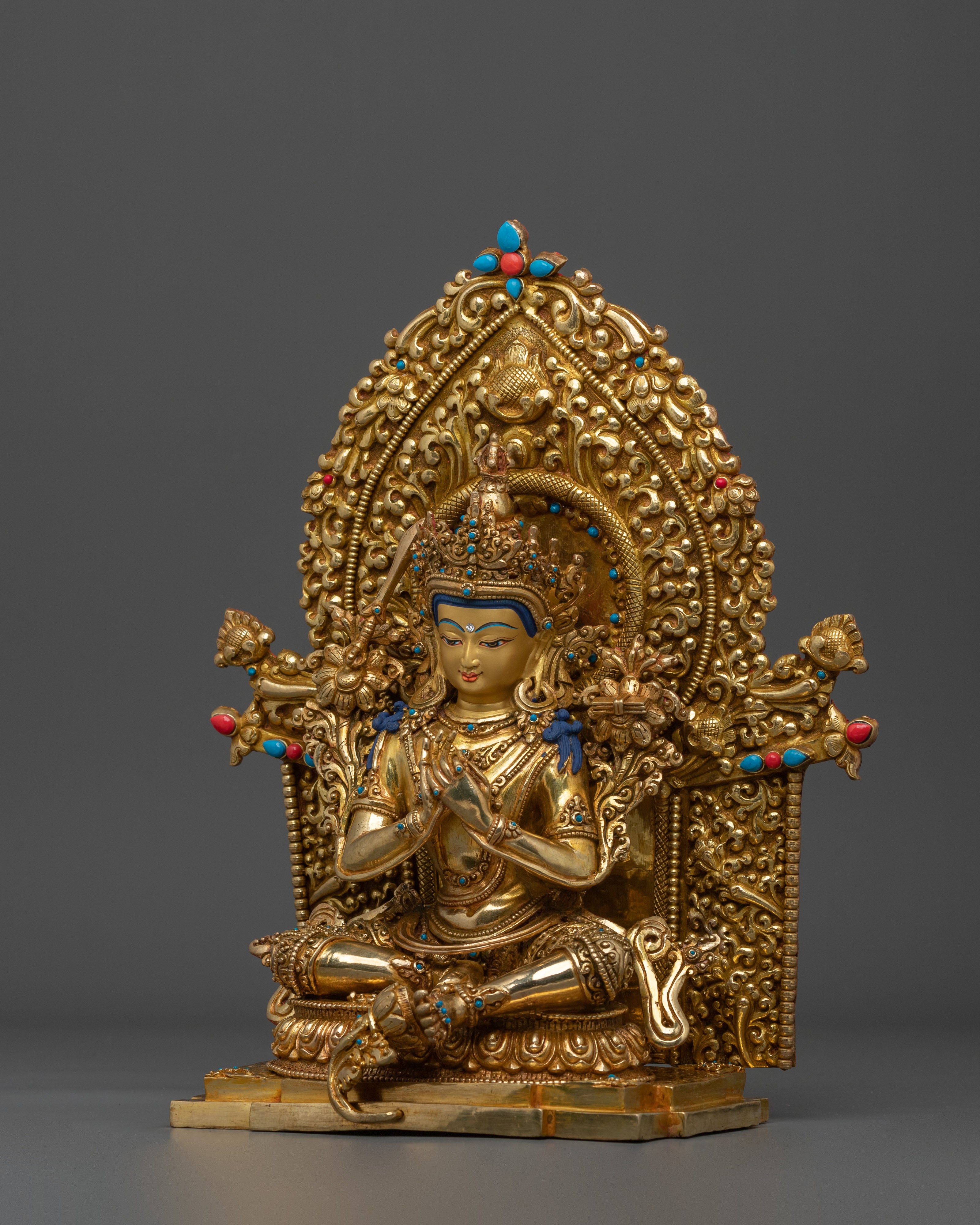 Tikshna Manjushri Sacred Sculpture | Wrathful Bodhisattva of Wisdom