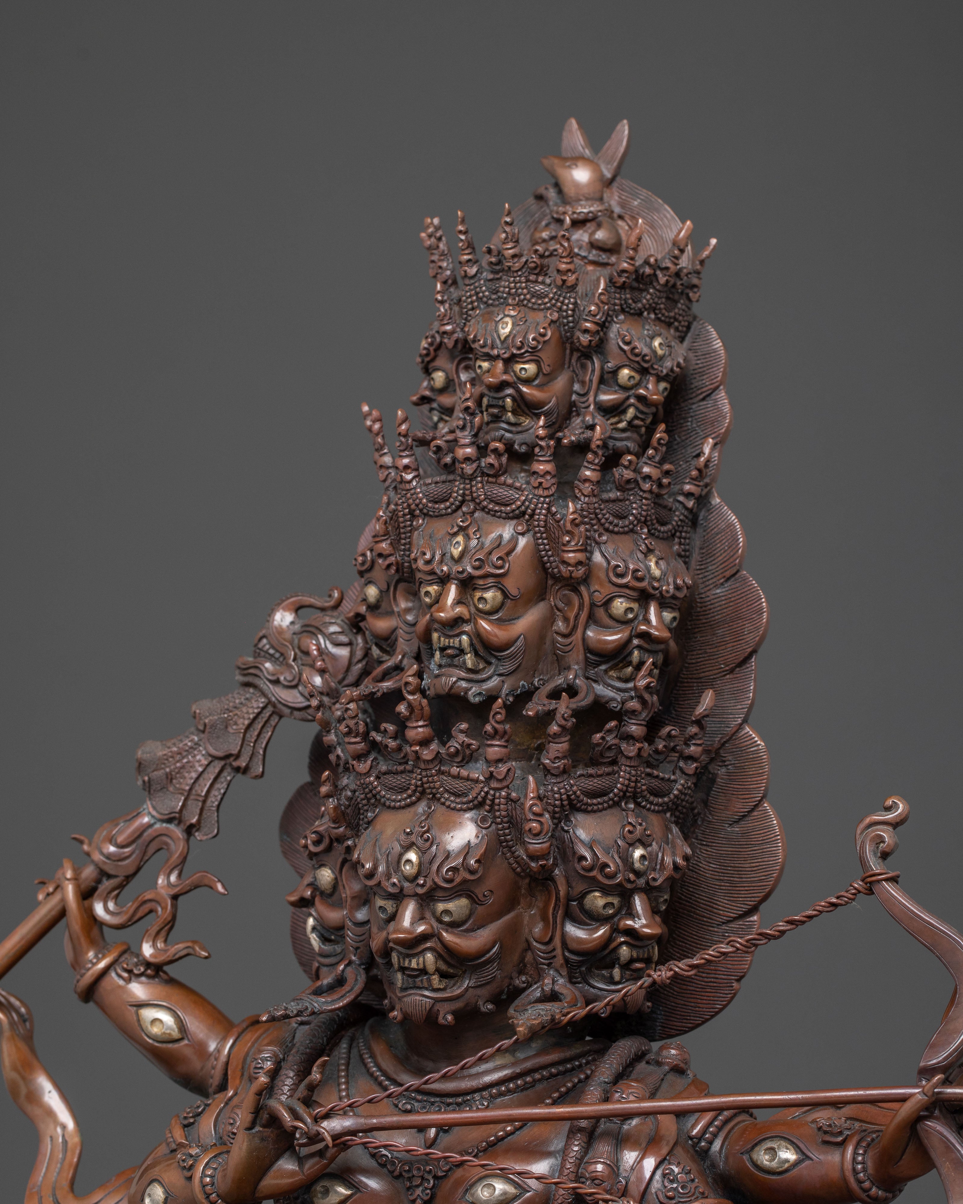 Nyingma protector Rahula Statue | Worldly Protector