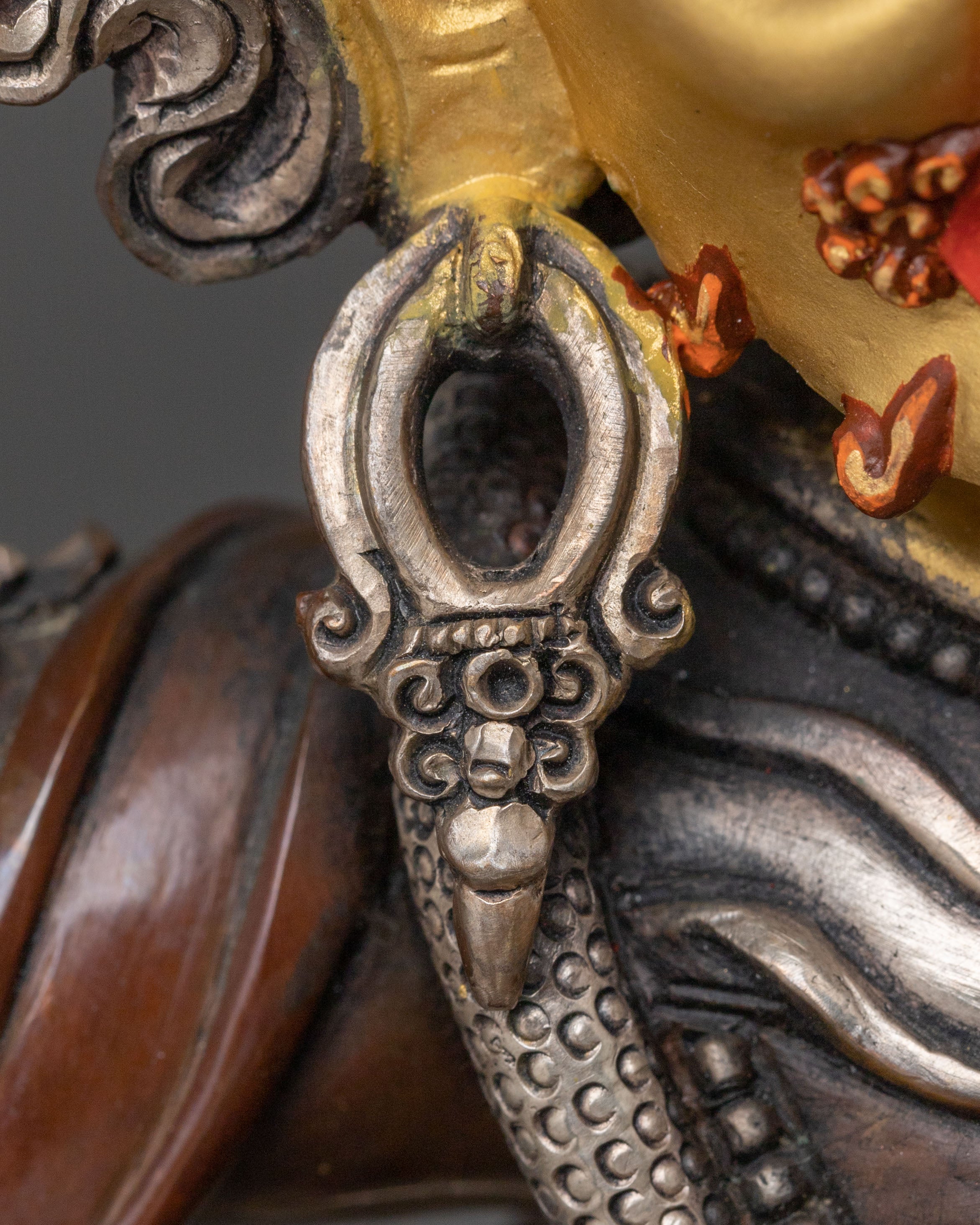 DandaPani: Oxidized Copper Figurine