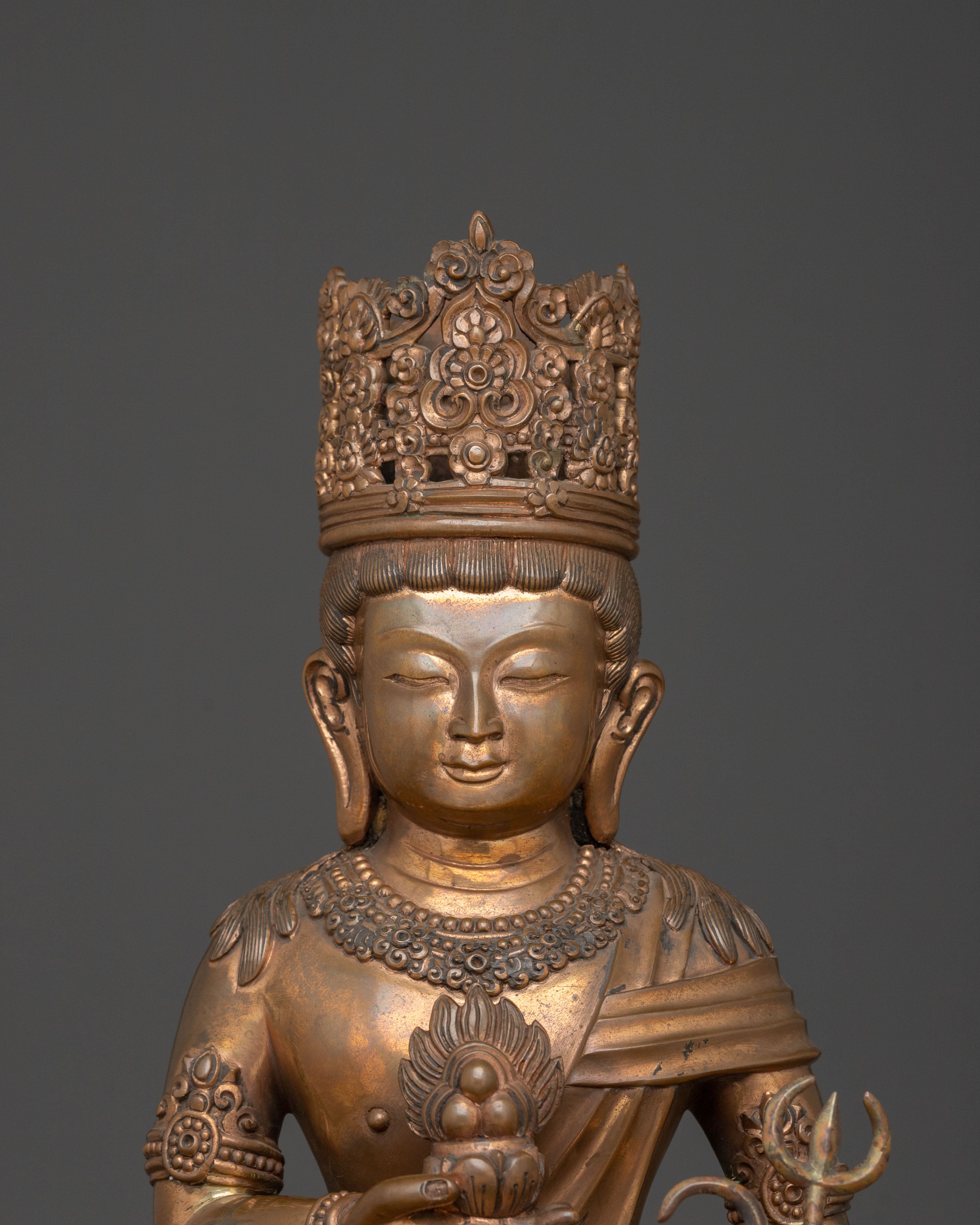 Guardian of the Vulnerable Kshitigarbha Statue | Buddhist Altar Decor