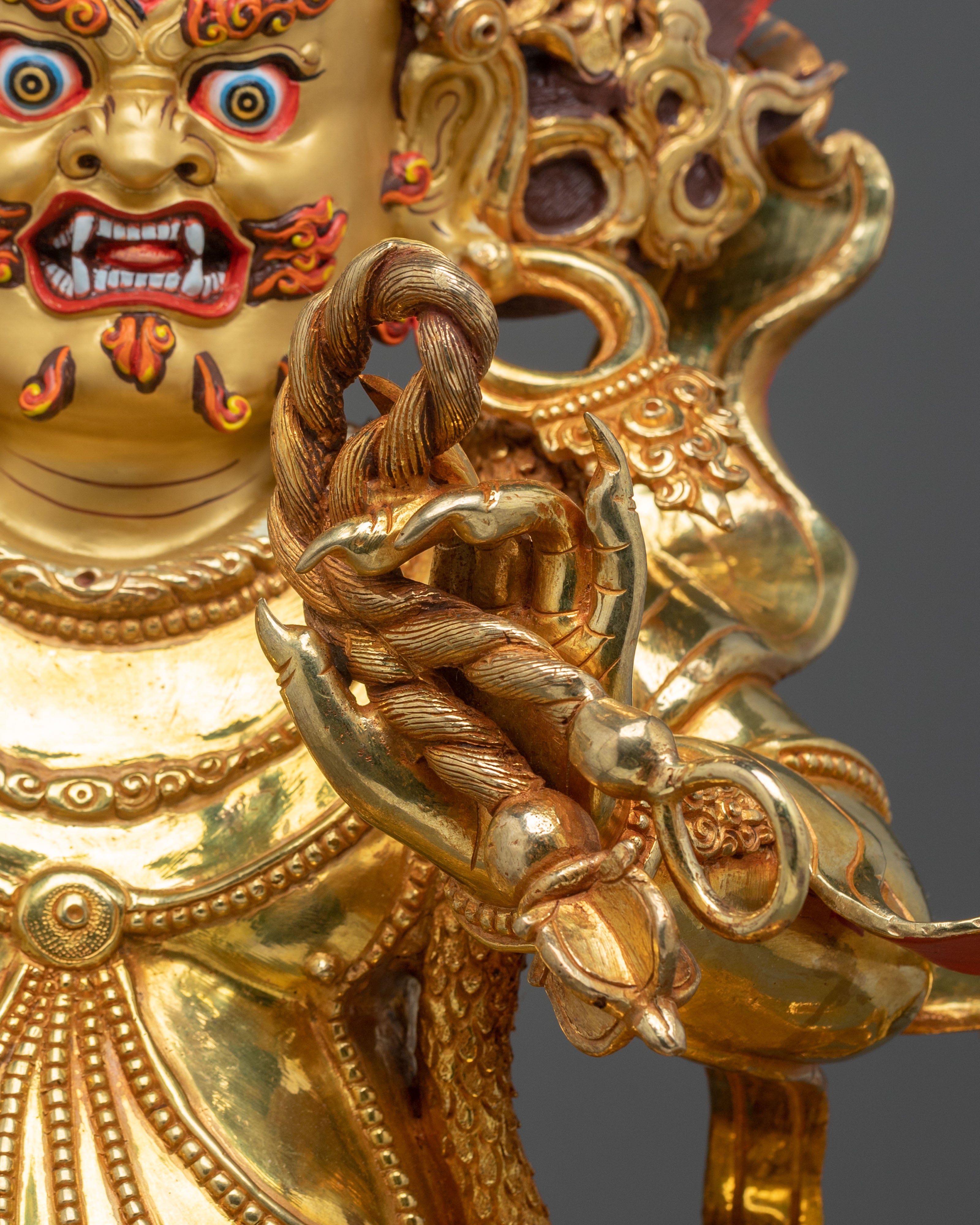 Vajrapani Fierce Buddhist Guardian Figure