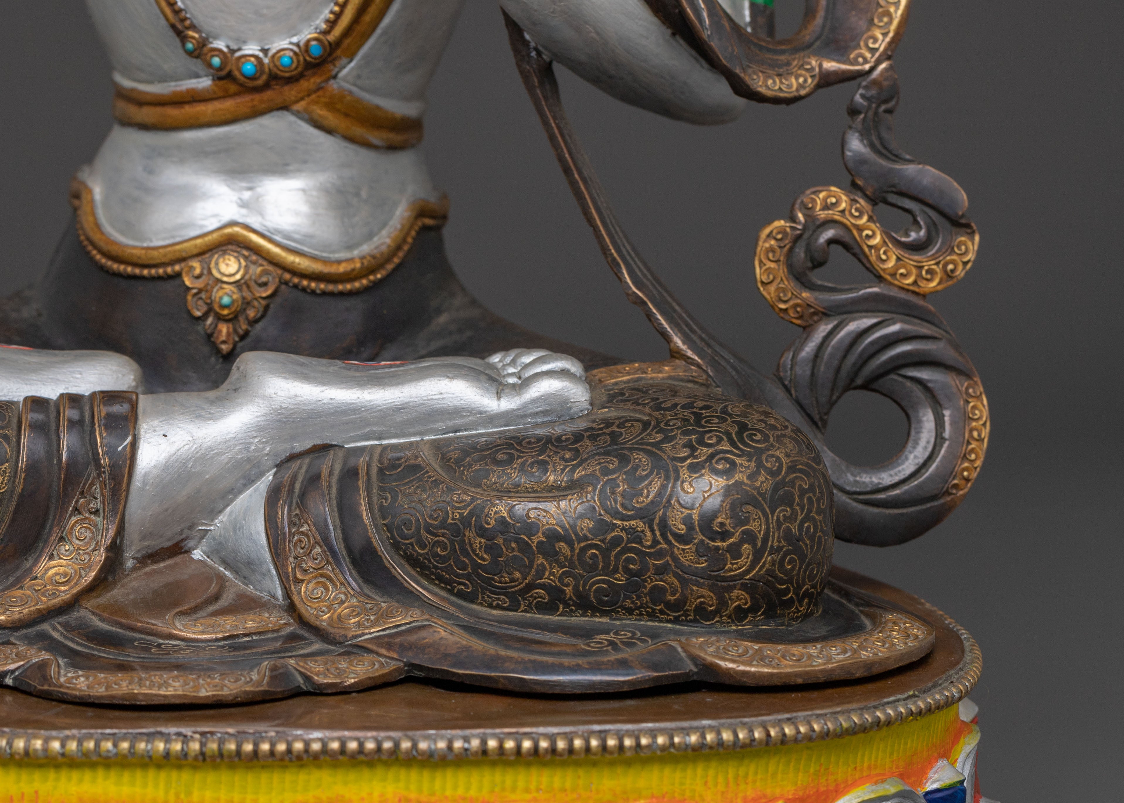 Statue of Seven Eyed White Tara Protector: Goddess of Healing