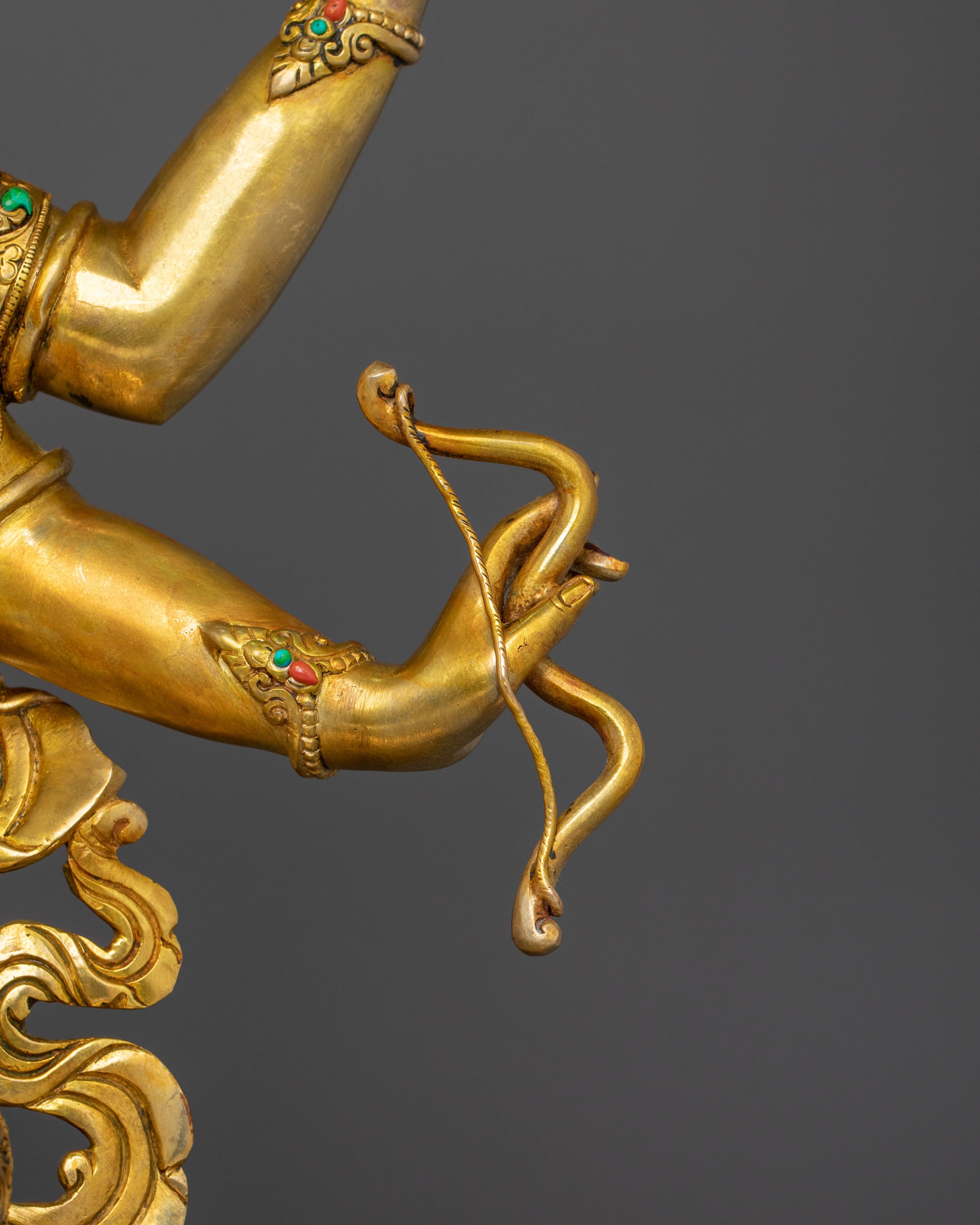 Handcrafted Three Long Life Deities Statue Set | Buddhist Longevity Sculpture