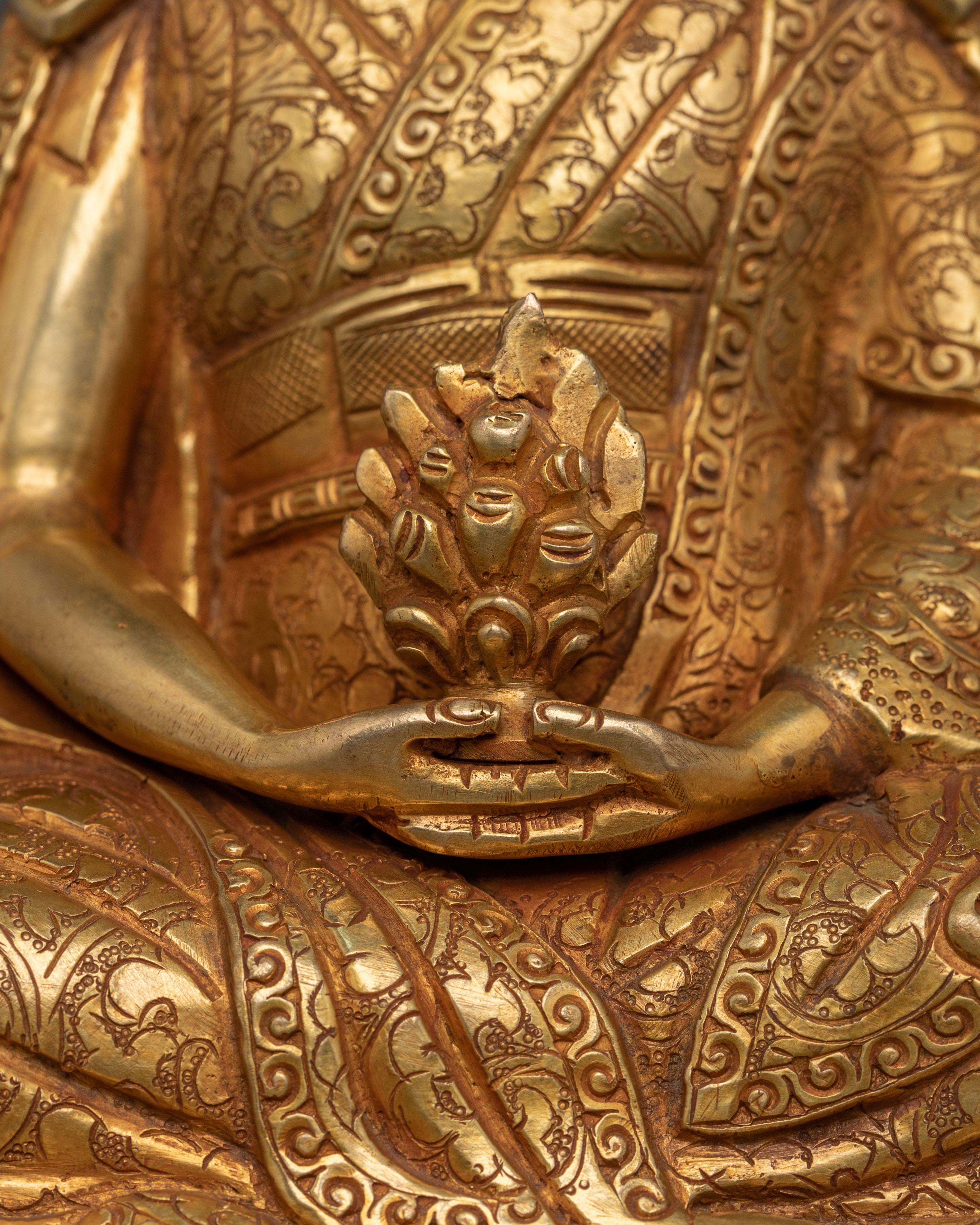 Himalayan Buddhist Master Set | Sacred Tibetan Guru Sculpture Collection