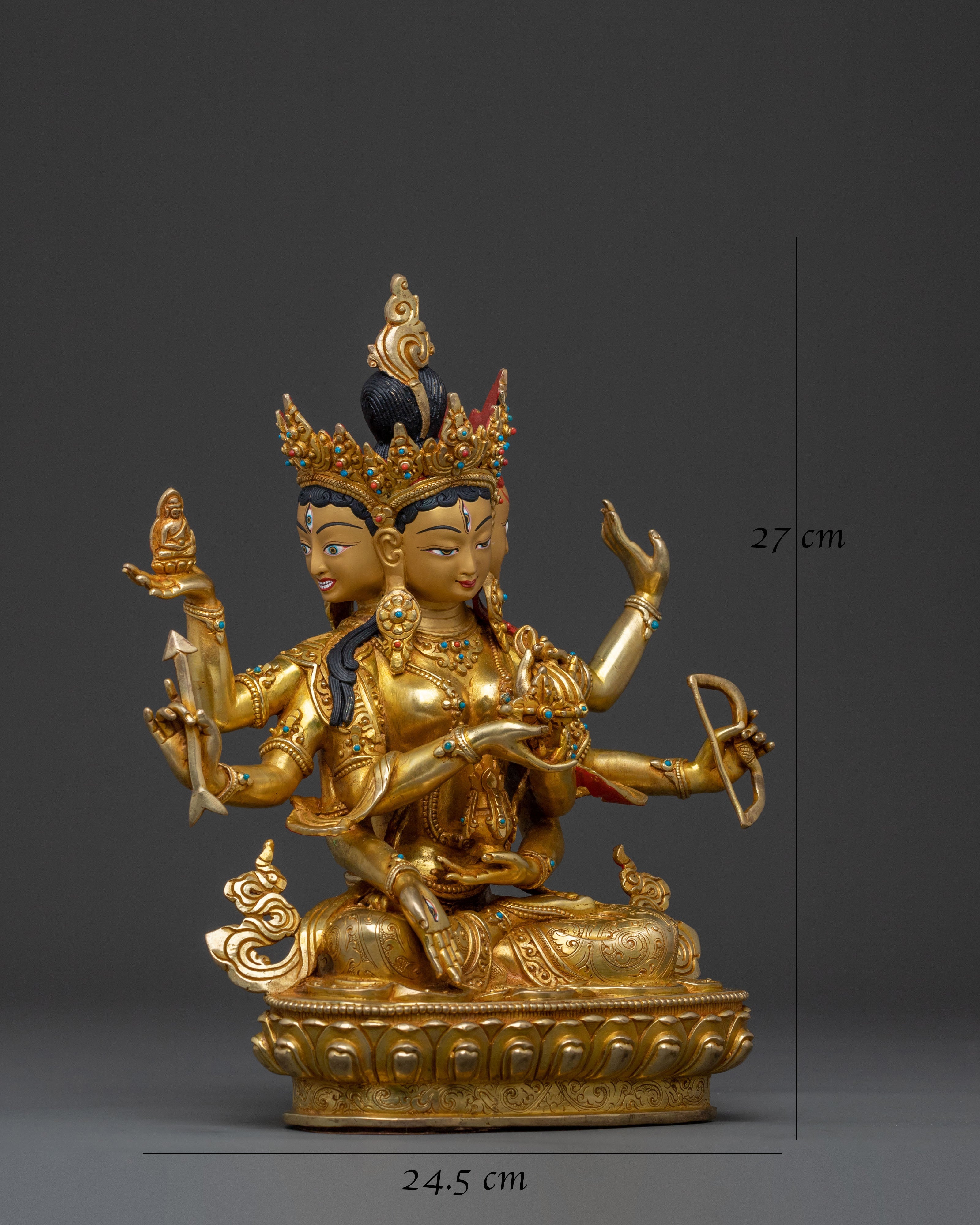 Namgyalma Sacred Golden Statue | Buddhist Goddess