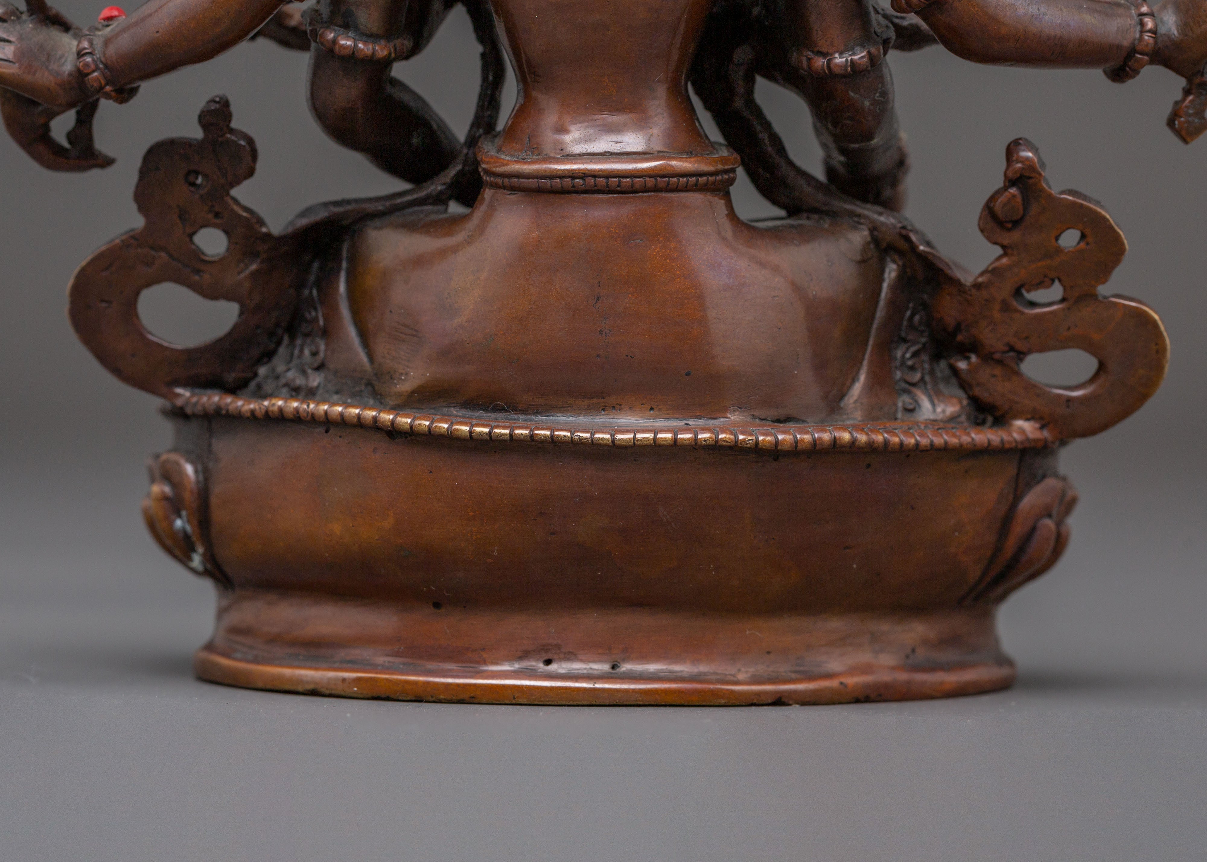 Namgyalma Long Life Deity Statue - Handcrafted Serenity