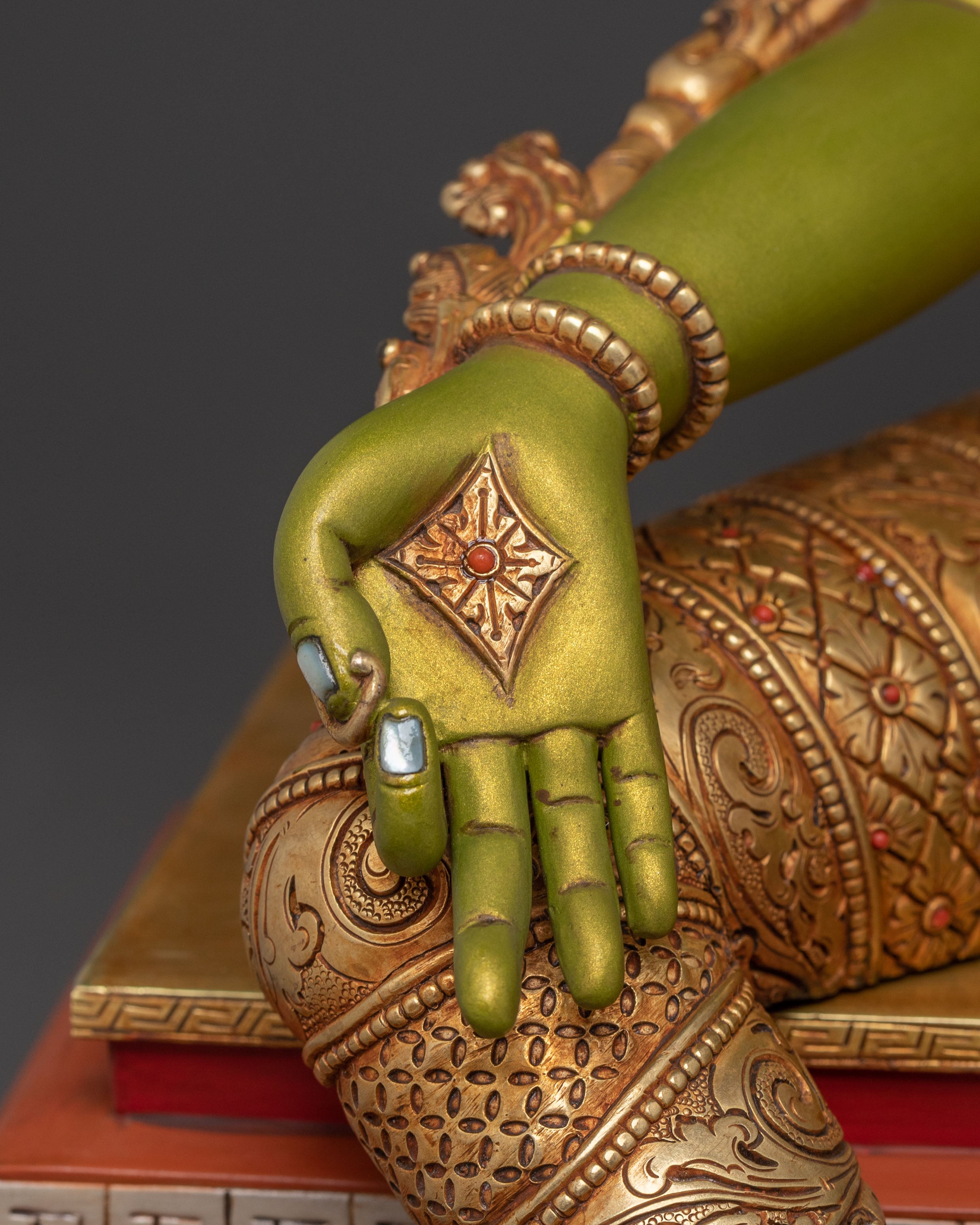 Magnificence Green Tara Sculpture | Swift Compassion