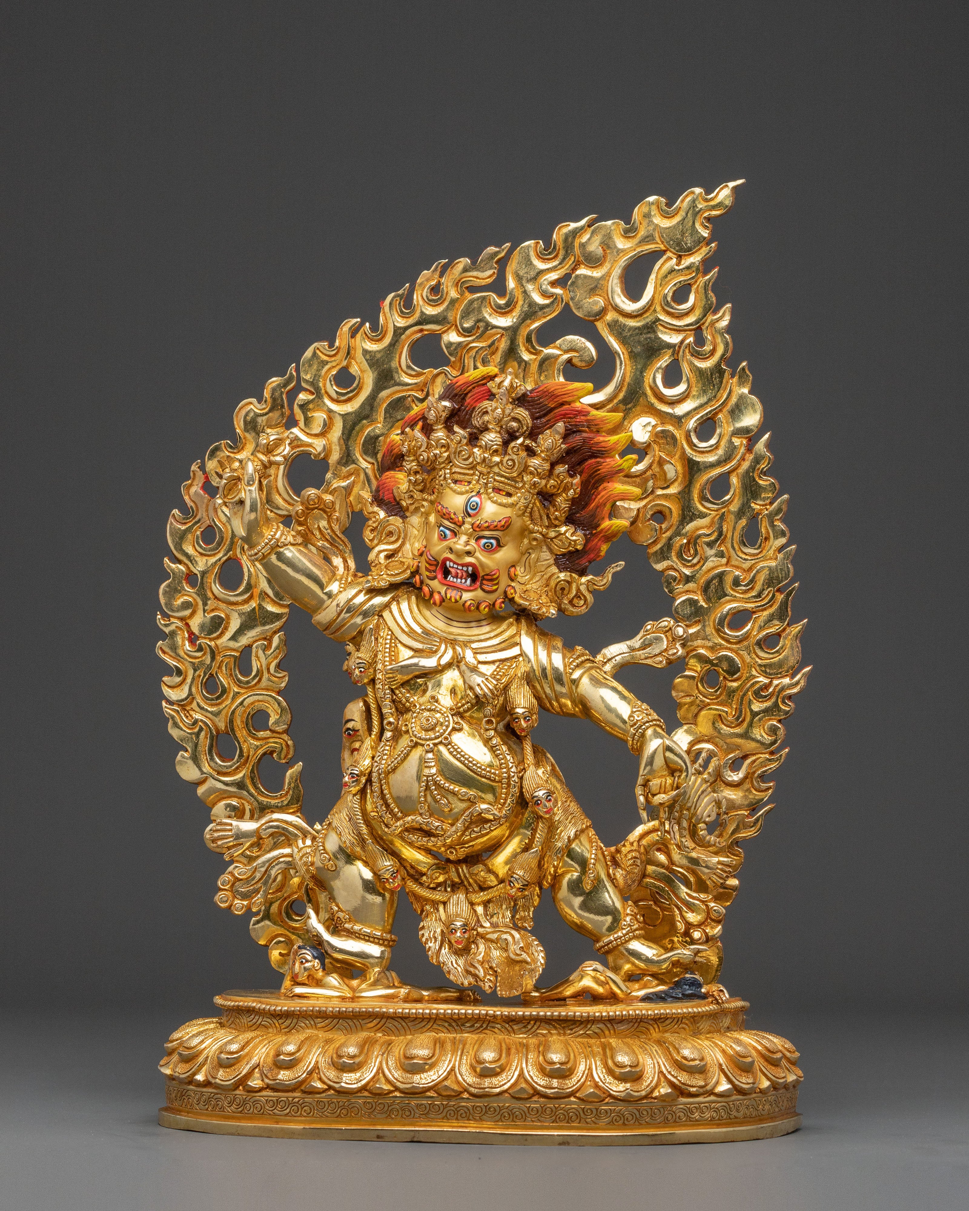 Guru Dragpo Spiritual Statue: Wrathful Protector Art