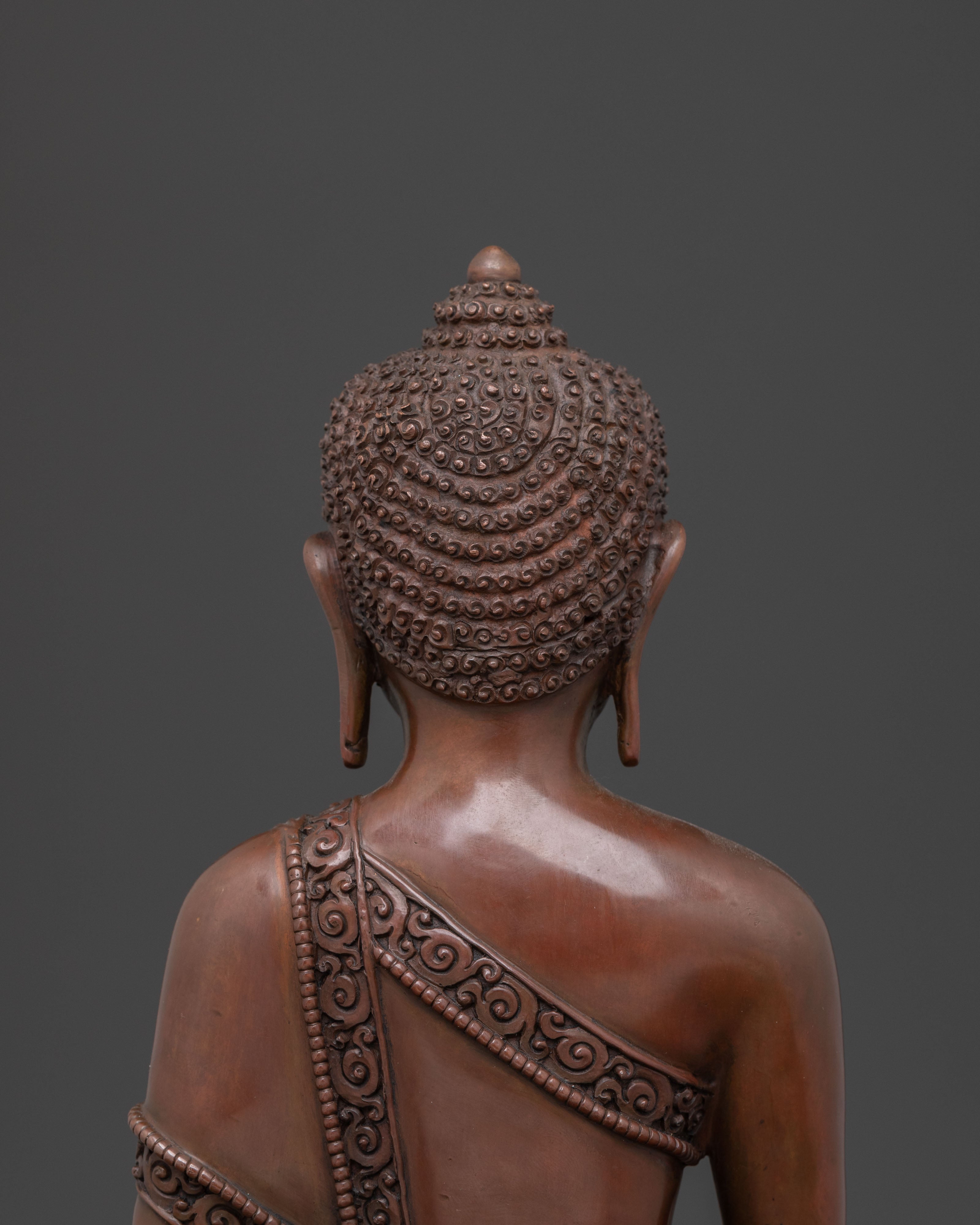 Handcrafted Shakyamuni Buddha Meditation Statue