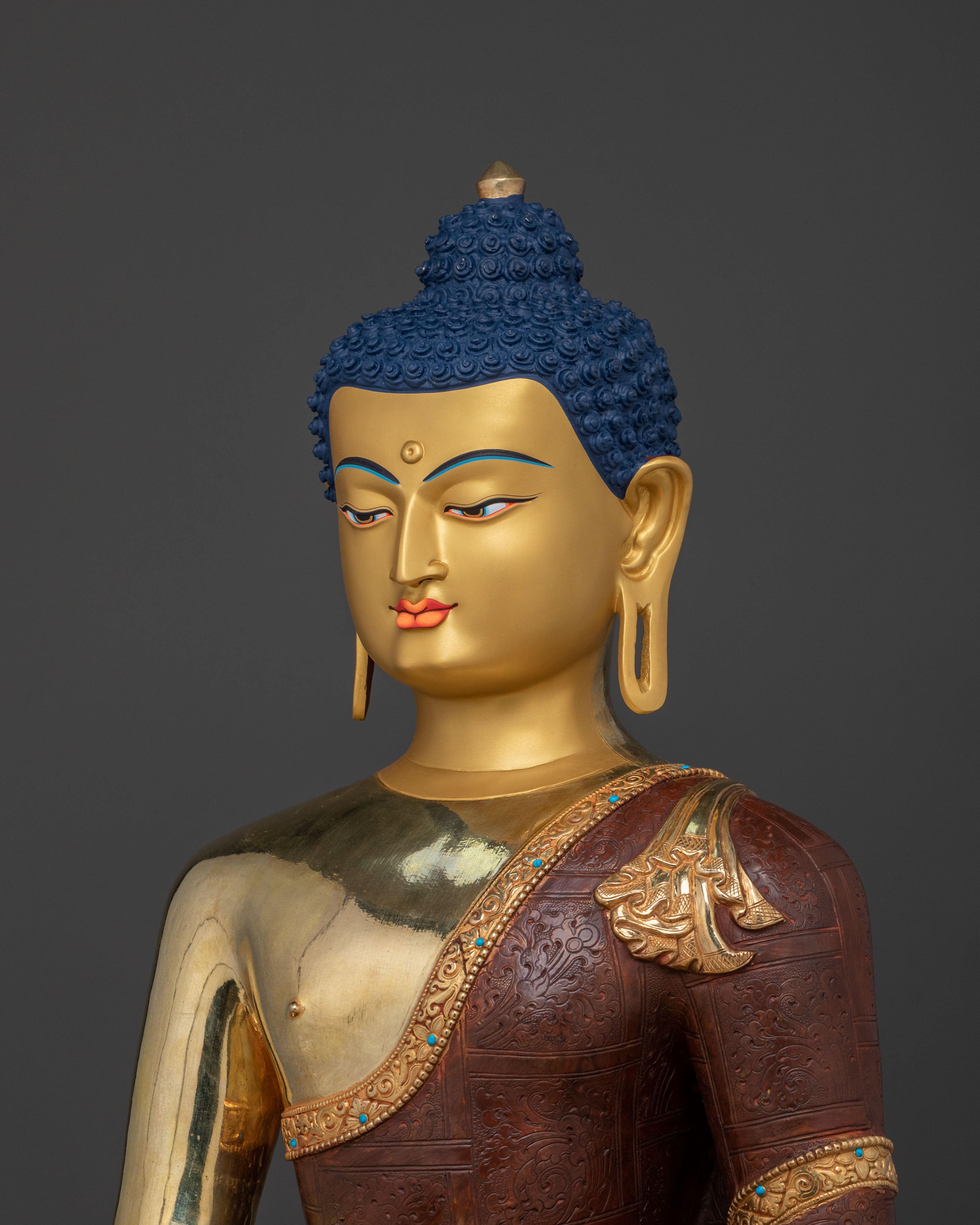 Serene Figure of Shakyamuni Buddha | Altar Decor