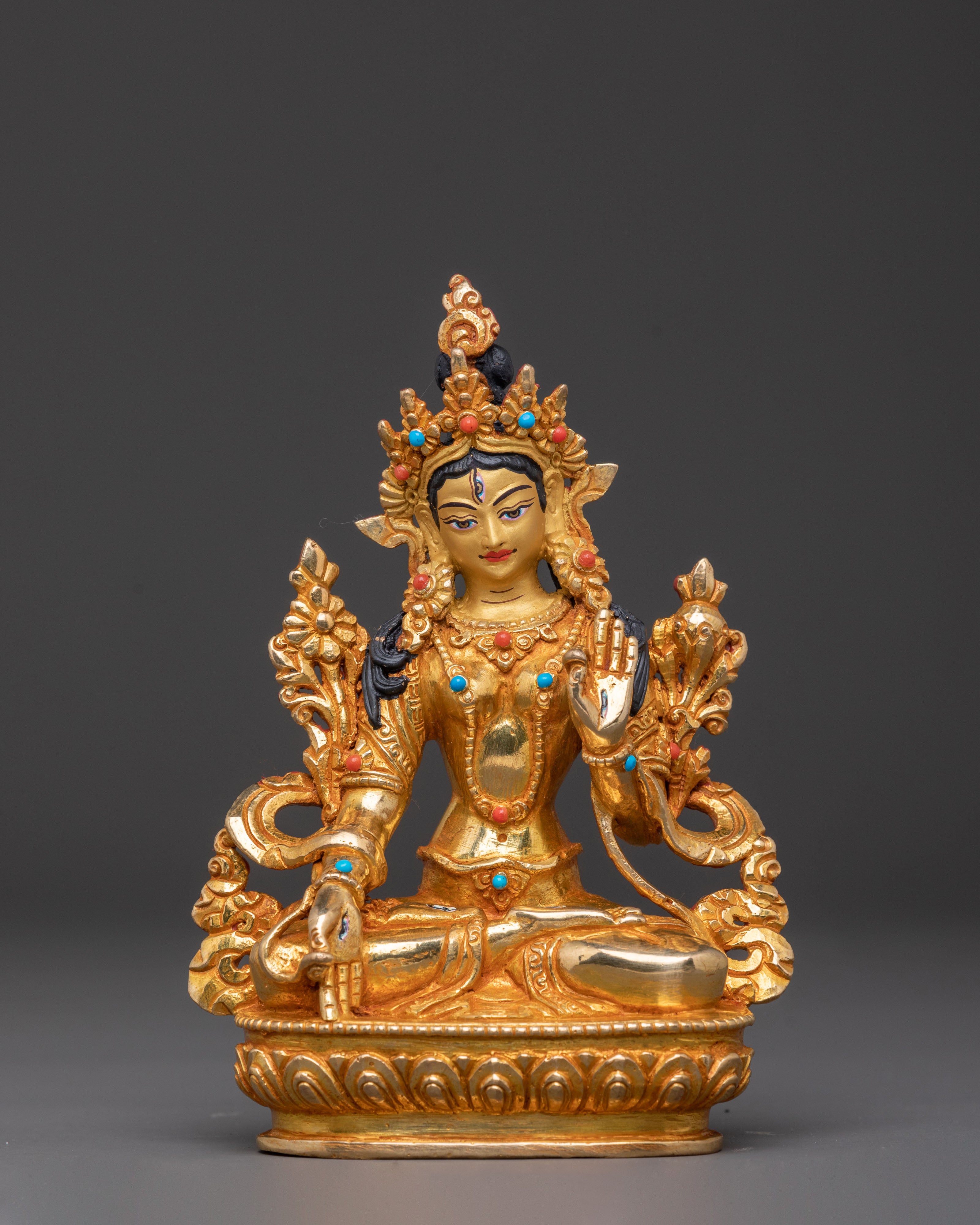 White Tara Traditional Statue