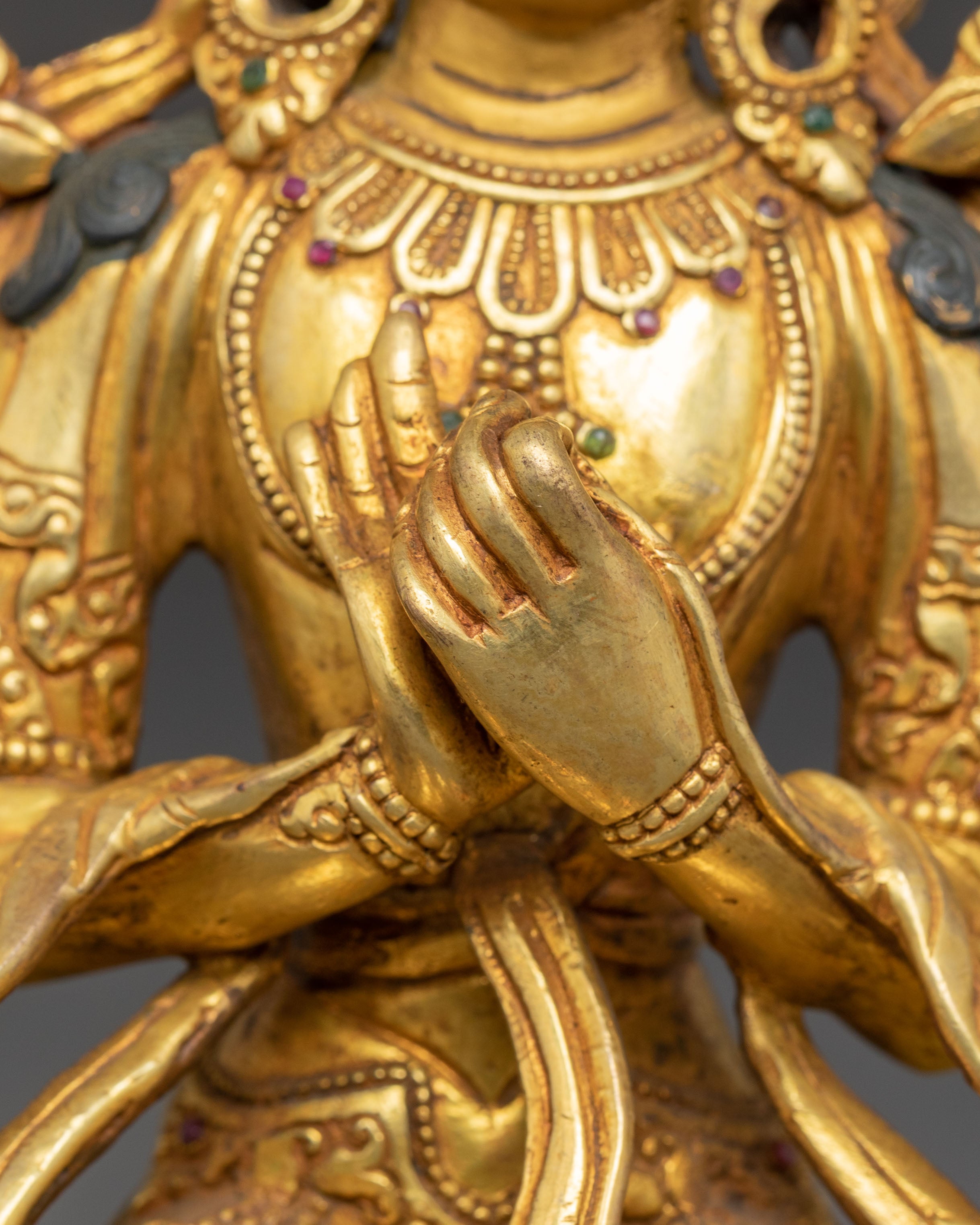 Sacred Statue of Future Buddha Maitreya | Symbol of Loving Kindness